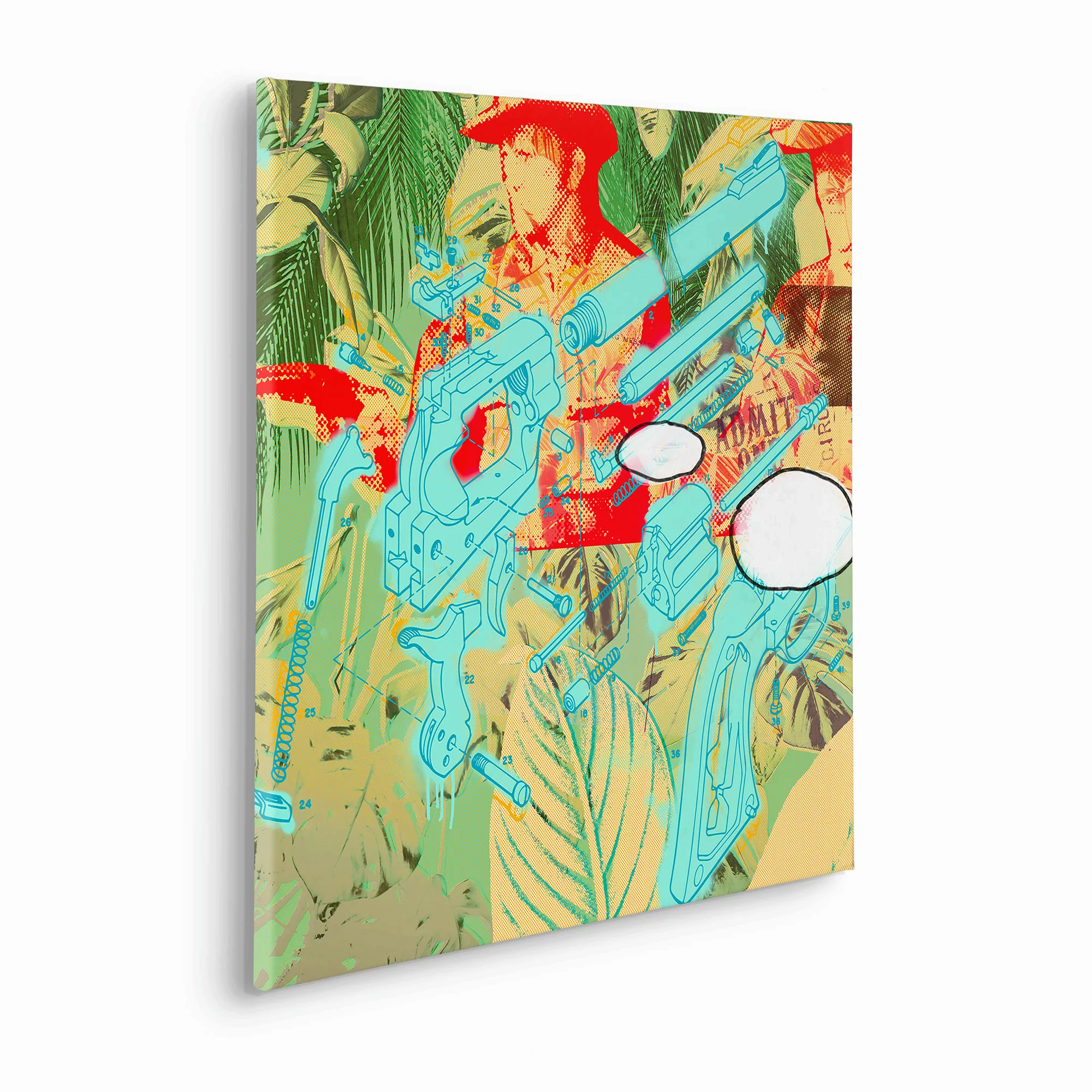Komar Leinwandbild »Peace«, (1 St.), 60x60 cm (Breite x Höhe), Keilrahmenbi günstig online kaufen