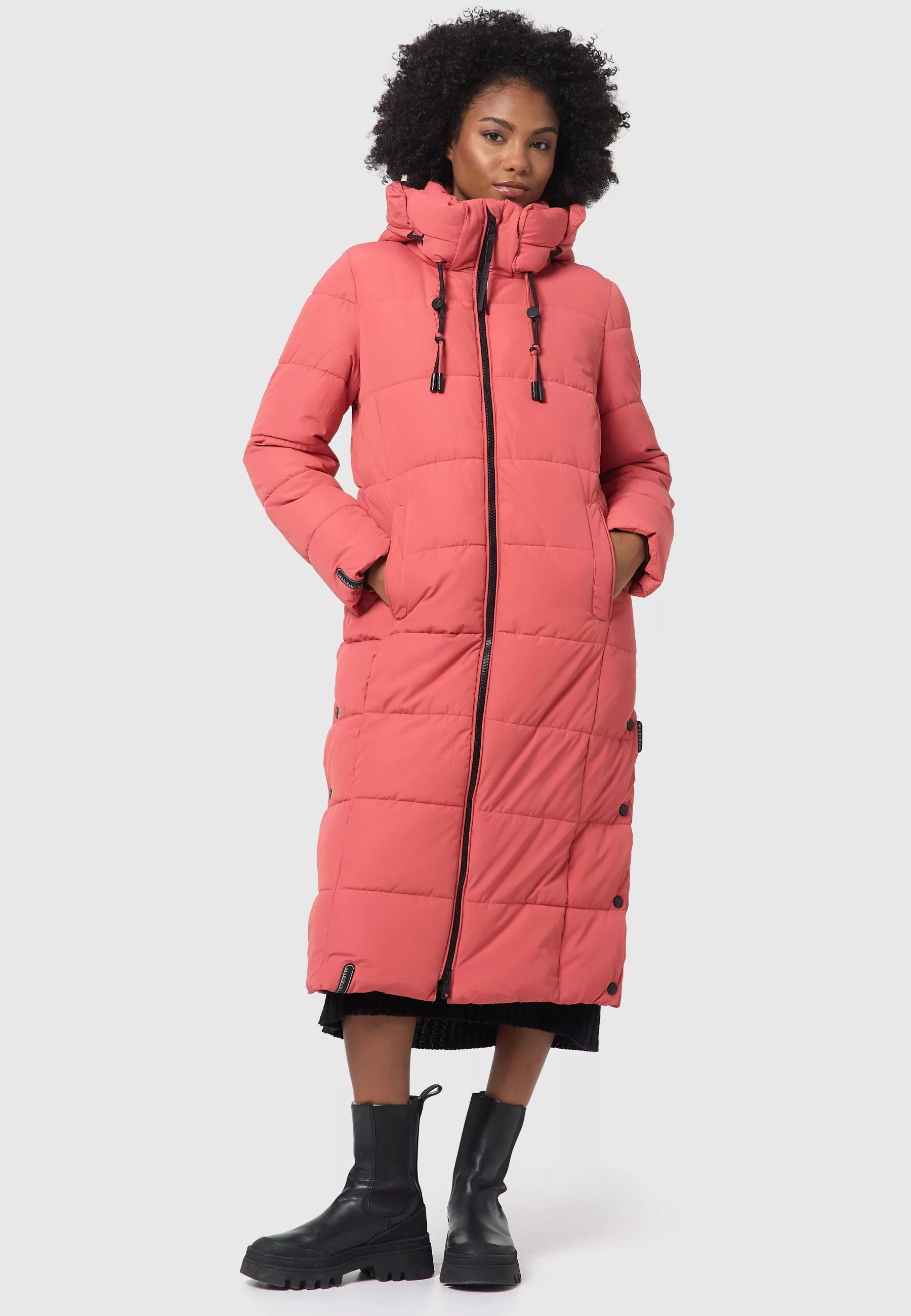 Marikoo Winterjacke "Nadeshikoo XIV", extra langer Winter Mantel gesteppt günstig online kaufen