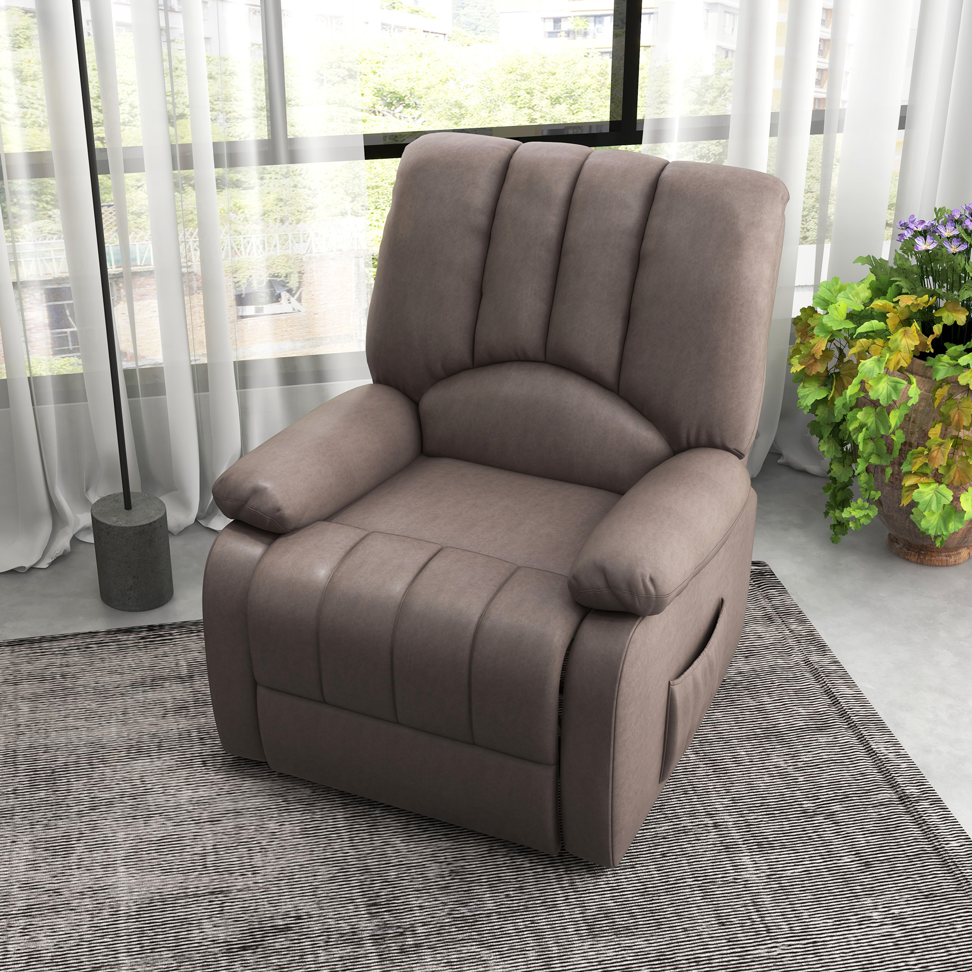 HOMCOM Elektrischer Aufstehsessel Relaxsessel verstellbarem Rückenlehne und günstig online kaufen