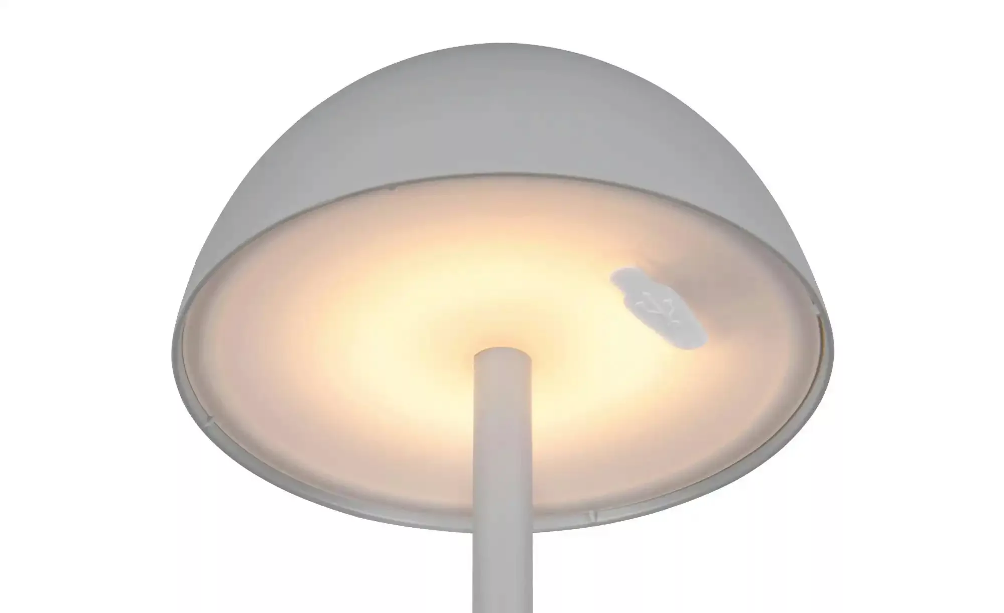 LED-Akku-Tischlampe Ricardo, grau, Höhe 30 cm, Kunststoff günstig online kaufen