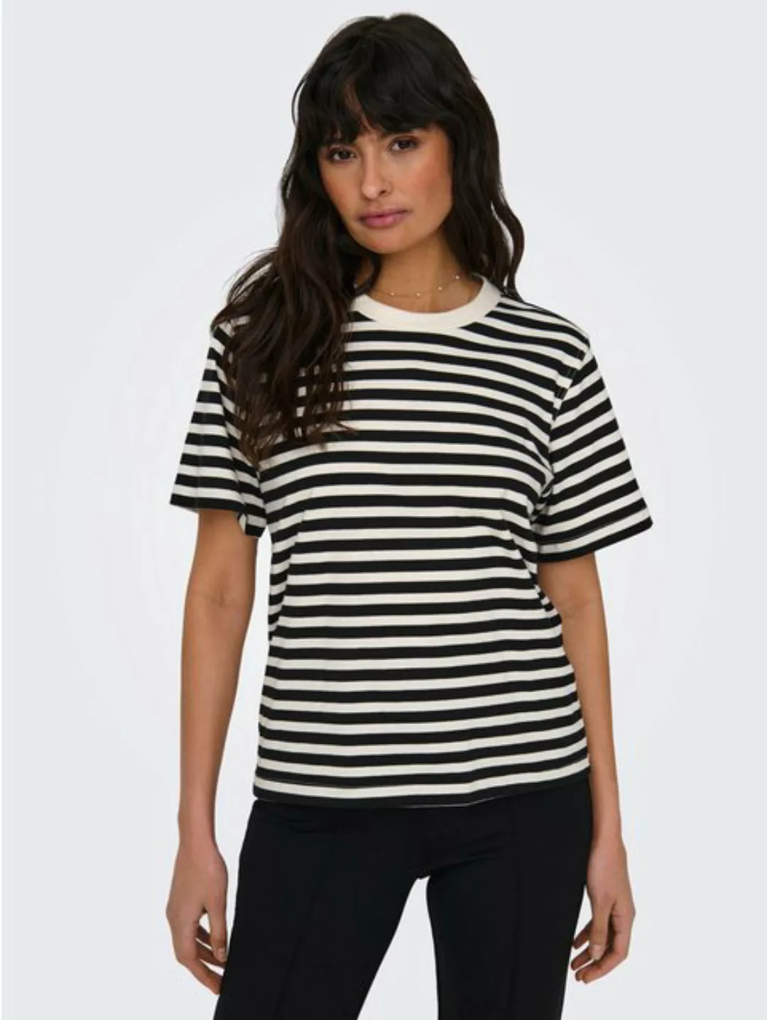 ONLY Kurzarmshirt ONLLIVINA S/S STRIPE TEE JRS NOOS günstig online kaufen