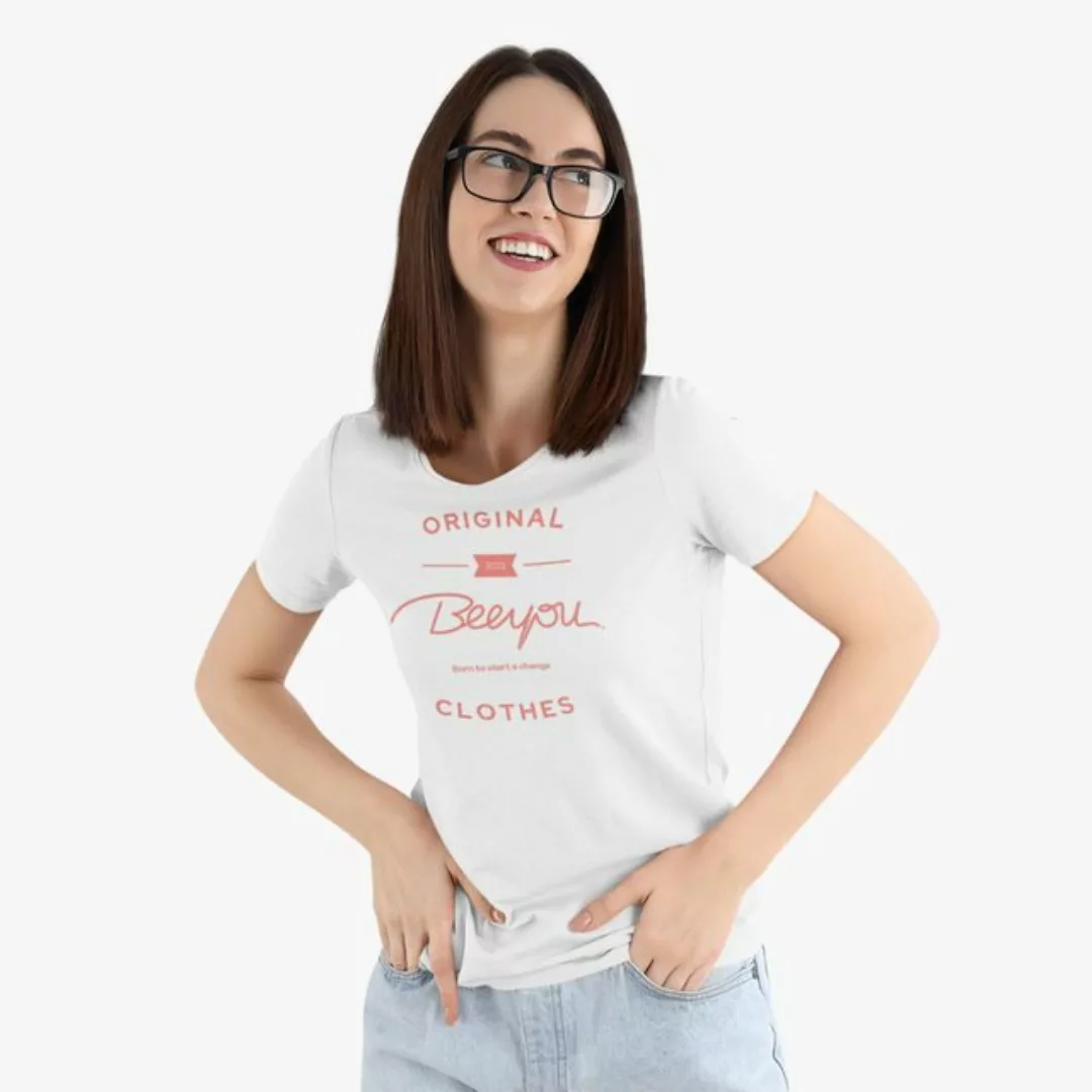 Beeyou. Clothes T-Shirt VALORA - T-Shirt Straight Fit vegan und aus 100% Bi günstig online kaufen