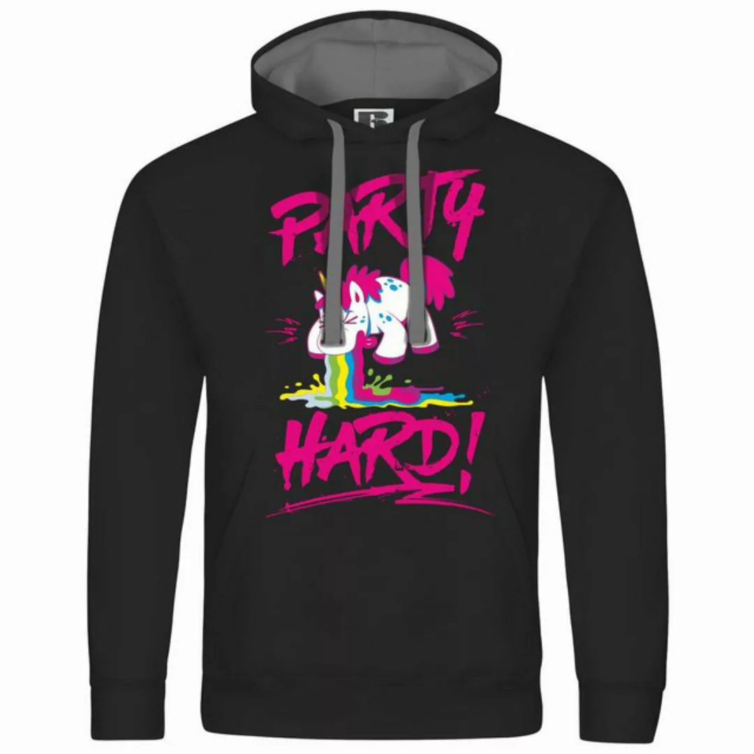 deinshirt Kapuzenpullover Herren Kapuzenpullover PARTY HARD Mit Print Motiv günstig online kaufen