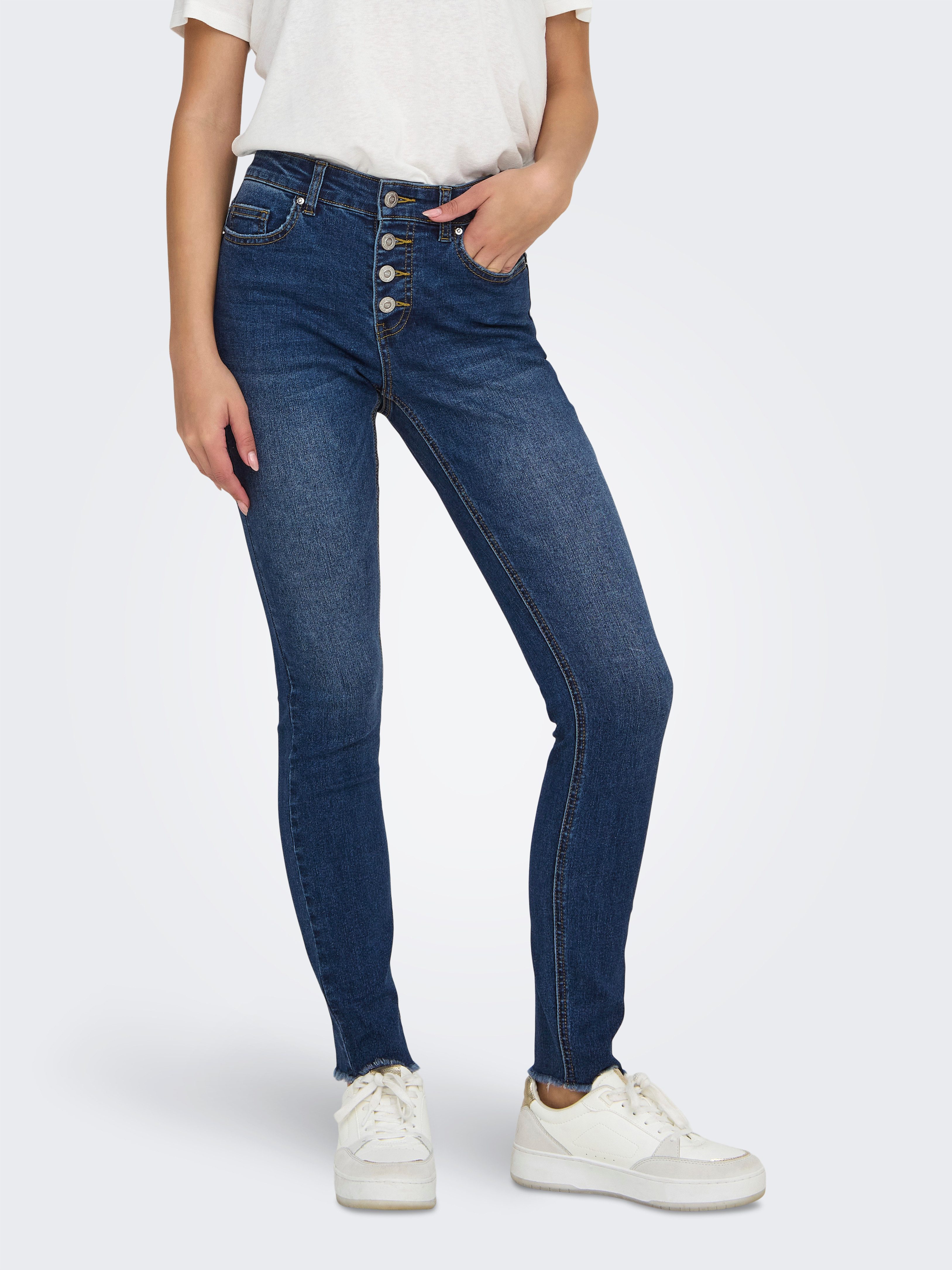 ONLY Skinny-fit-Jeans ONLMIA MID WAIST BUTTON günstig online kaufen