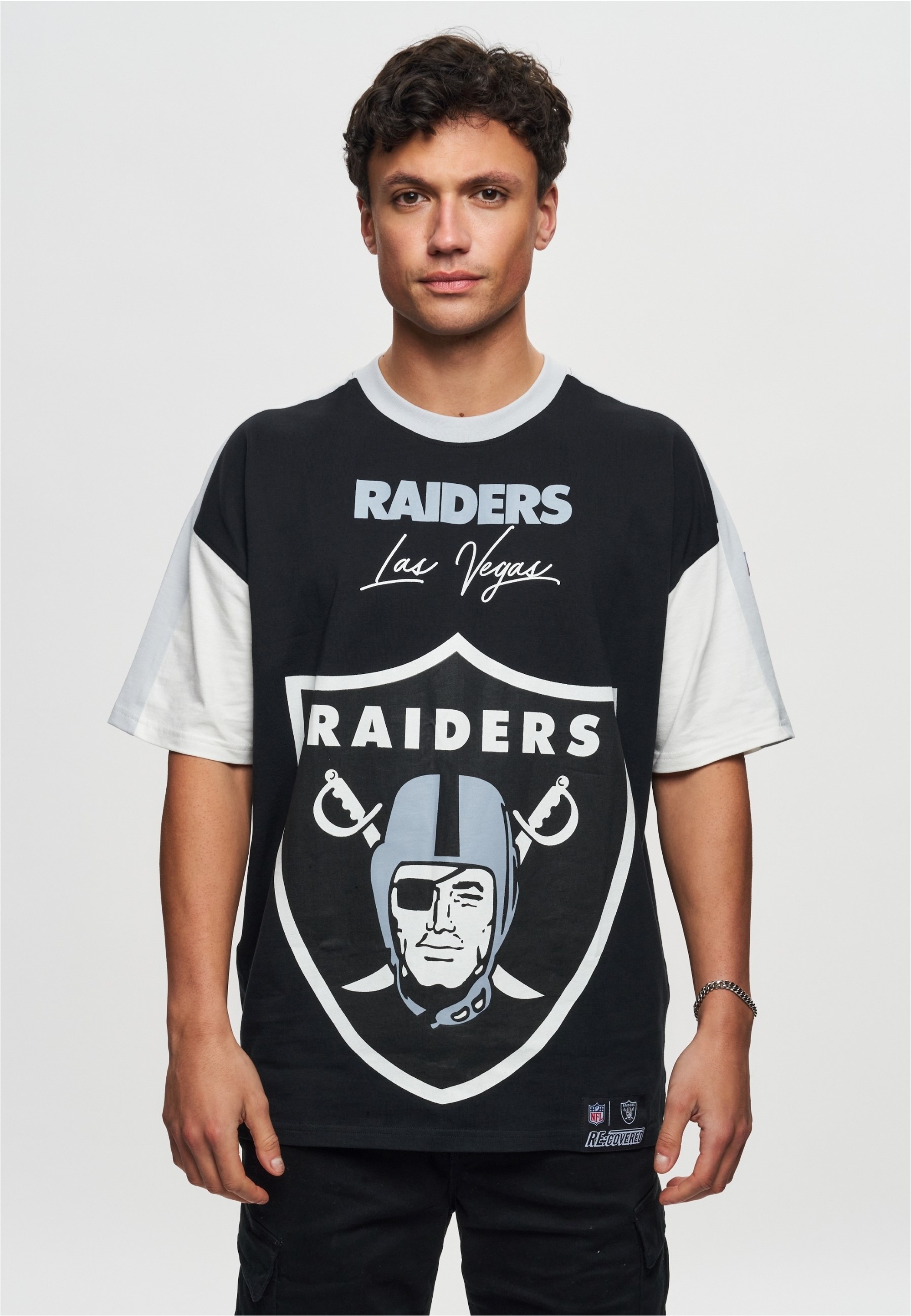 Recovered T-Shirt "NFL Raiders Las Vegas Cut and Sew Oversized", (1 tlg.), günstig online kaufen