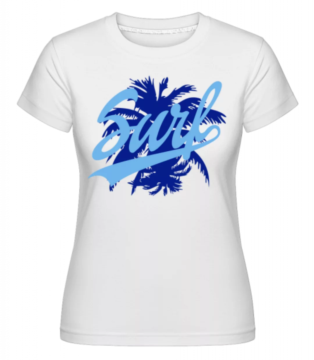 Surf Icon Blue · Shirtinator Frauen T-Shirt günstig online kaufen