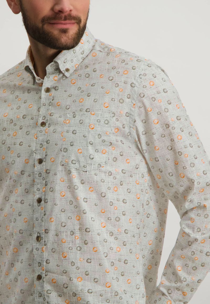 State Of Art Hemd Punkte Grau - Größe M günstig online kaufen