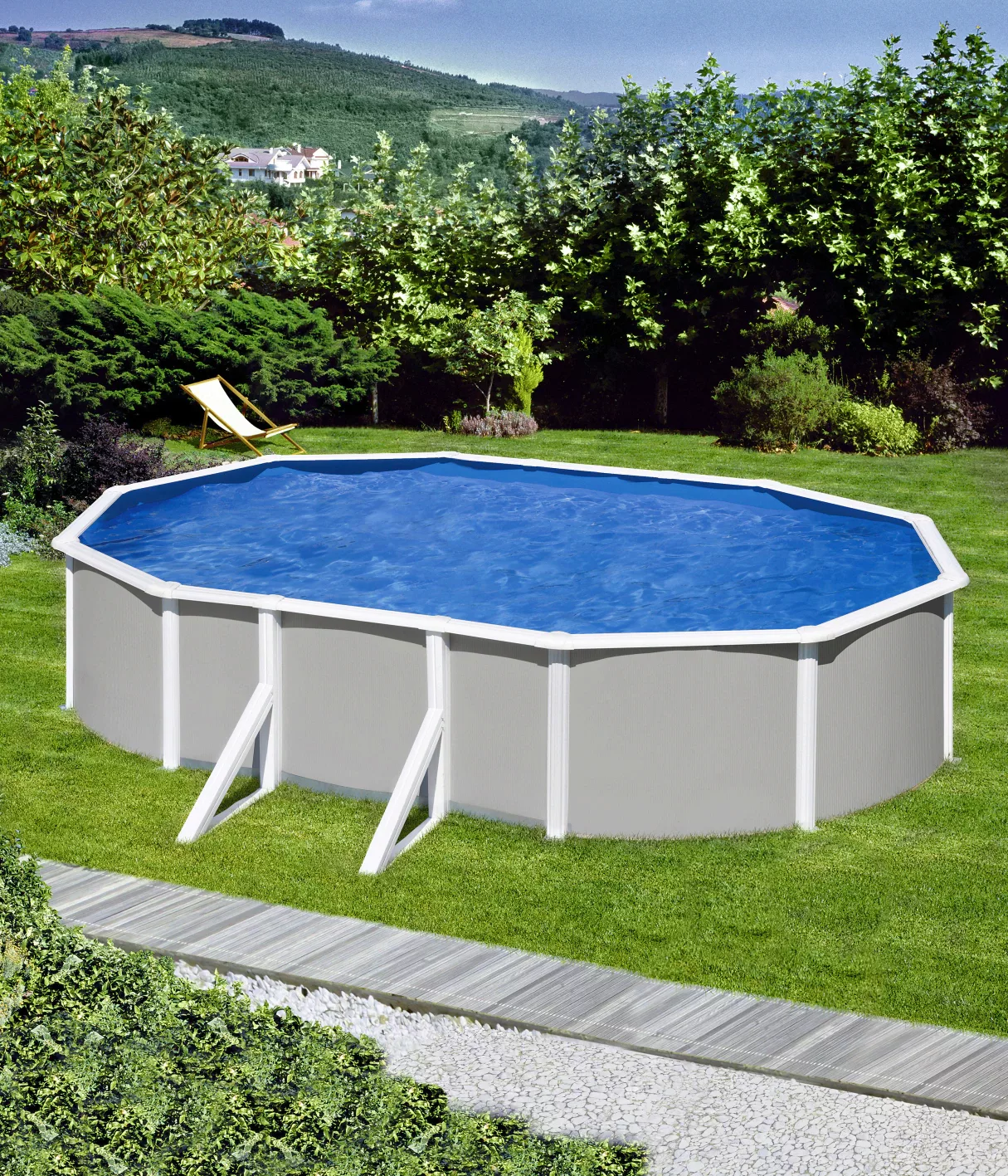 KONIFERA Ovalpool "PANAMA 1", (Komplett-Set, 5 tlg.), Höhe 120 cm, in versc günstig online kaufen