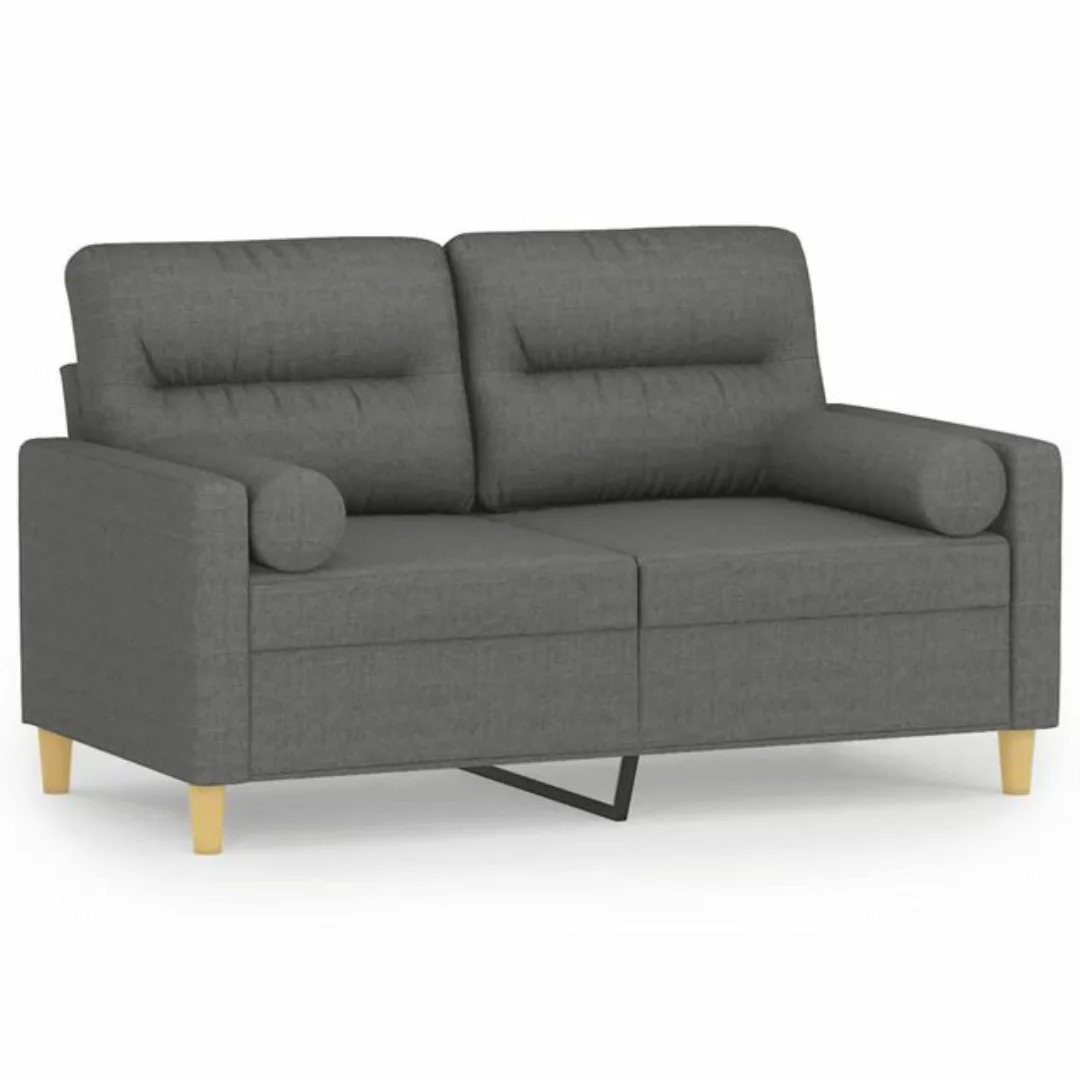 vidaXL Sofa Sofa mit Zierkissen Stoff, 120 cm, 2-Sitzer günstig online kaufen