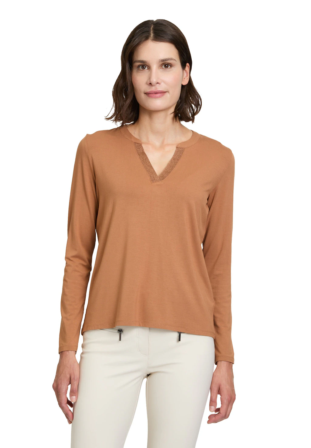 Betty Barclay Kurzarmshirt "Betty Barclay Blusenshirt mit Kragen", Aufgeste günstig online kaufen