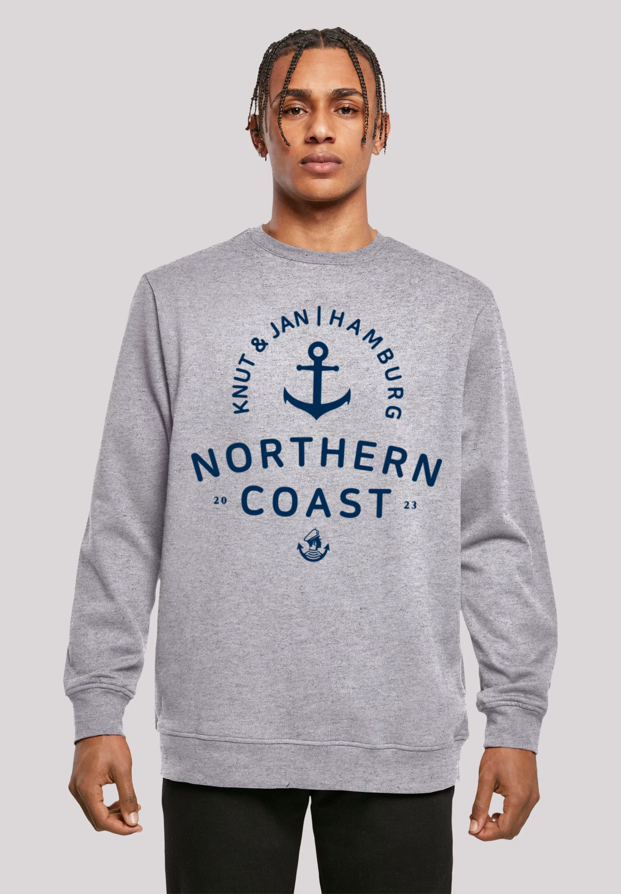 F4NT4STIC Kapuzenpullover "Nordsee Knut & Jan Hamburg" günstig online kaufen