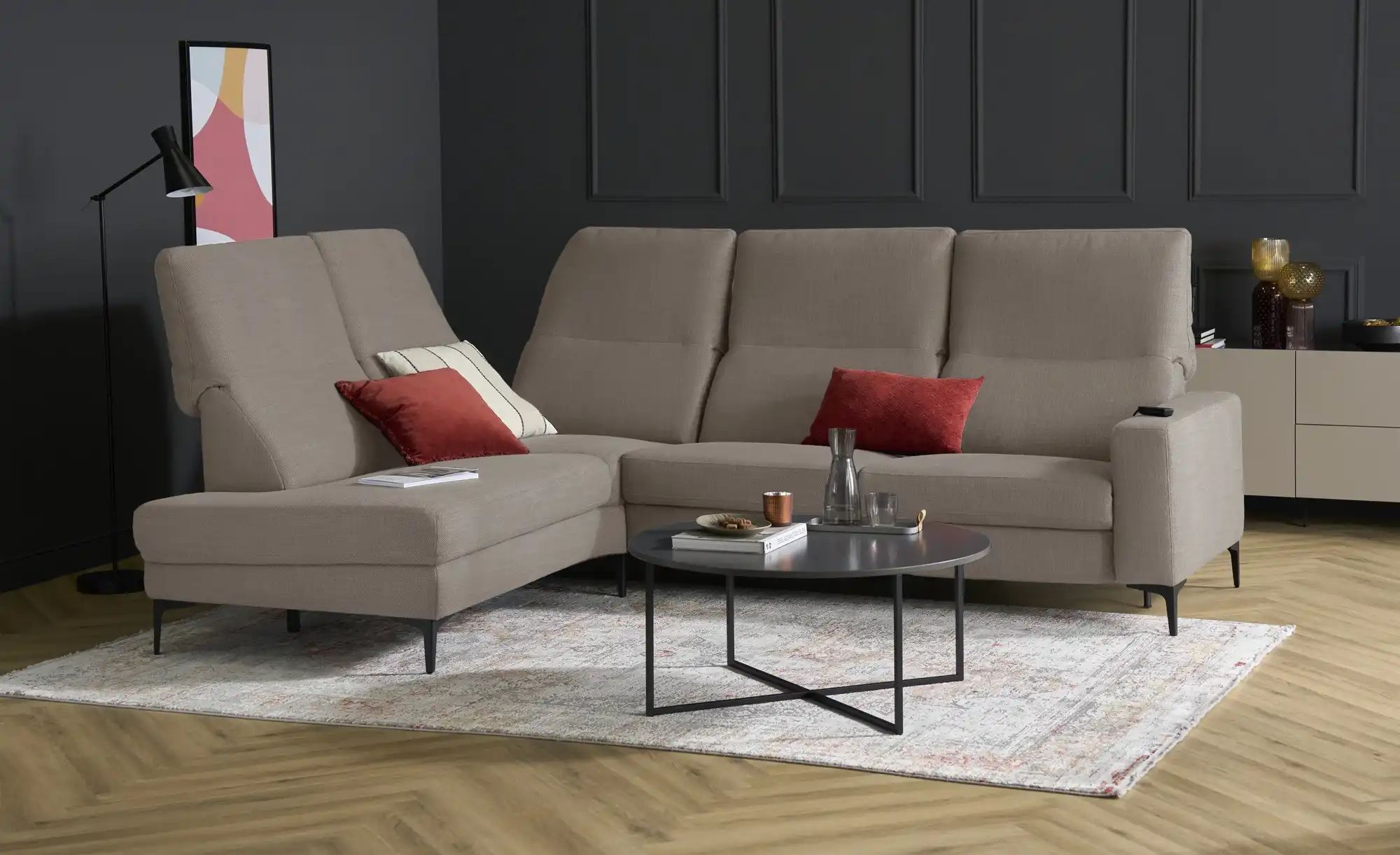 Max Schelling Ecksofa  Maximum Premium ¦ braun Polstermöbel > Sofas > Eckso günstig online kaufen