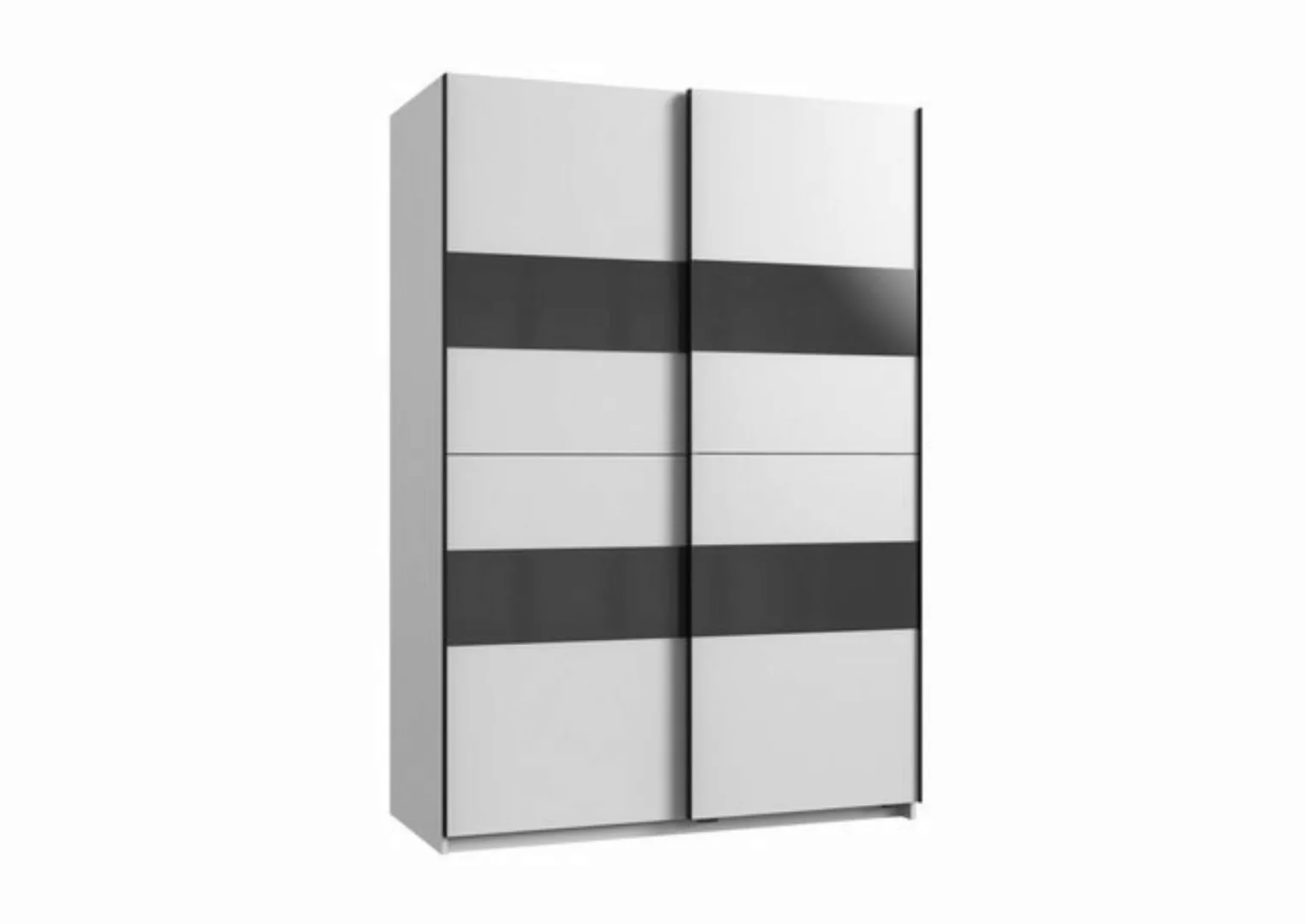 freiraum Kleiderschrank Altona1 (B/H/T: 135x198x64 cm) in Weiß mit 2 Türen günstig online kaufen