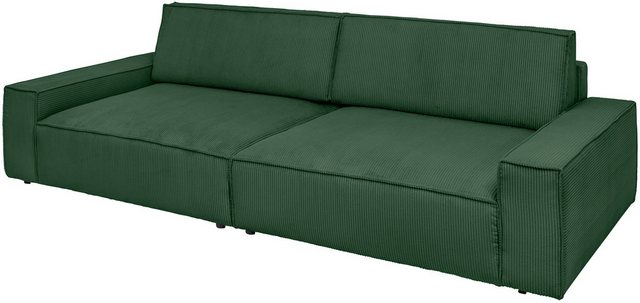 Home affaire 3-Sitzer Sherwood XXL, Big-Sofa mit Kedernaht, in Cord oder Le günstig online kaufen