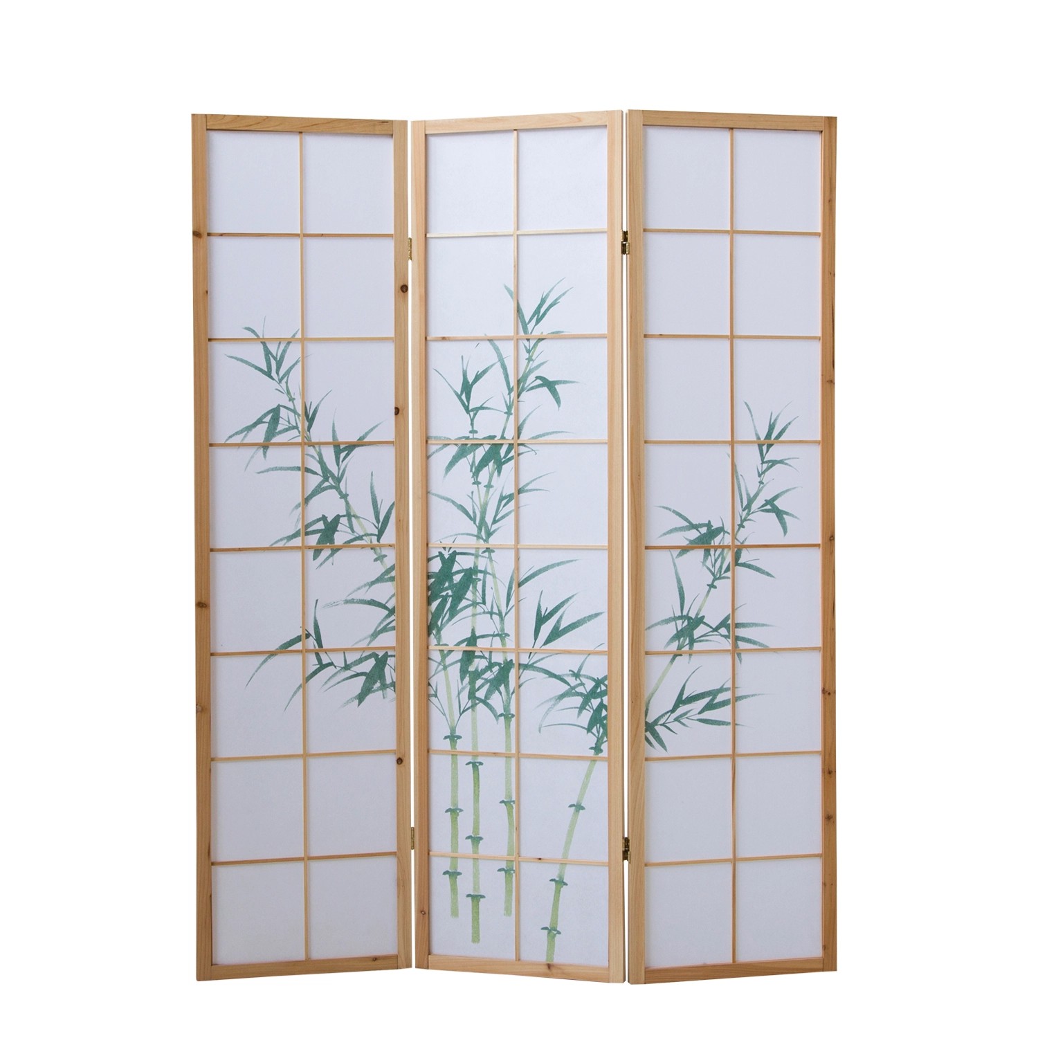 Homestyle4u Paravent Holz Raumteiler Bambus Shoji günstig online kaufen