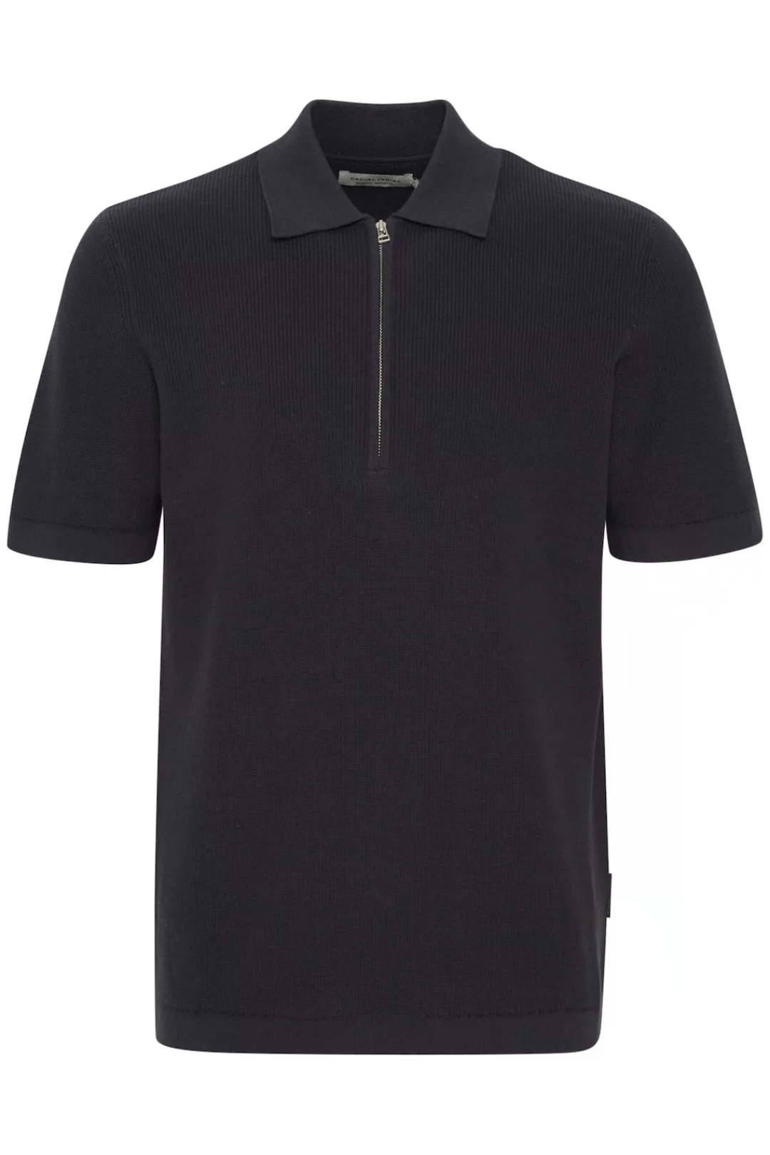 Casual Friday Poloshirt CFKarl knit polo with halfzip sommerliches Poloshir günstig online kaufen