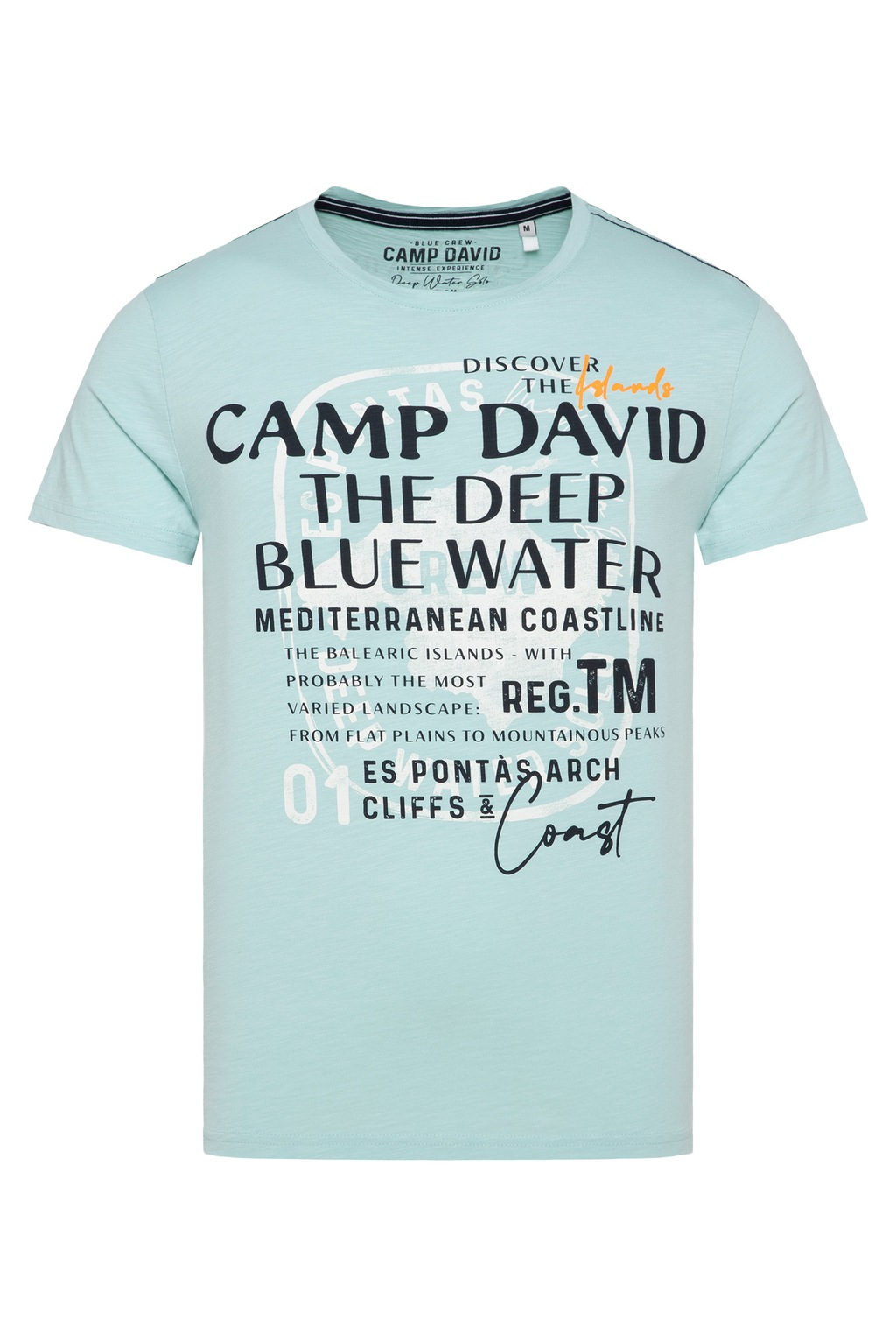 CAMP DAVID Rundhalsshirt, mit Necktape günstig online kaufen