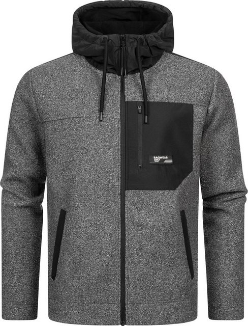 Ragwear Fleecejacke "Brodney", mit Kapuze, Stylische Herren Übergangsjacke günstig online kaufen