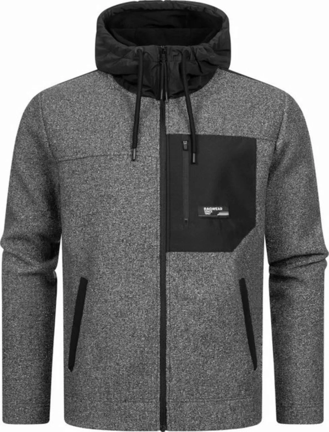 Ragwear Fleecejacke Brodney Stylische Herren Übergangsjacke mit Brusttasche günstig online kaufen