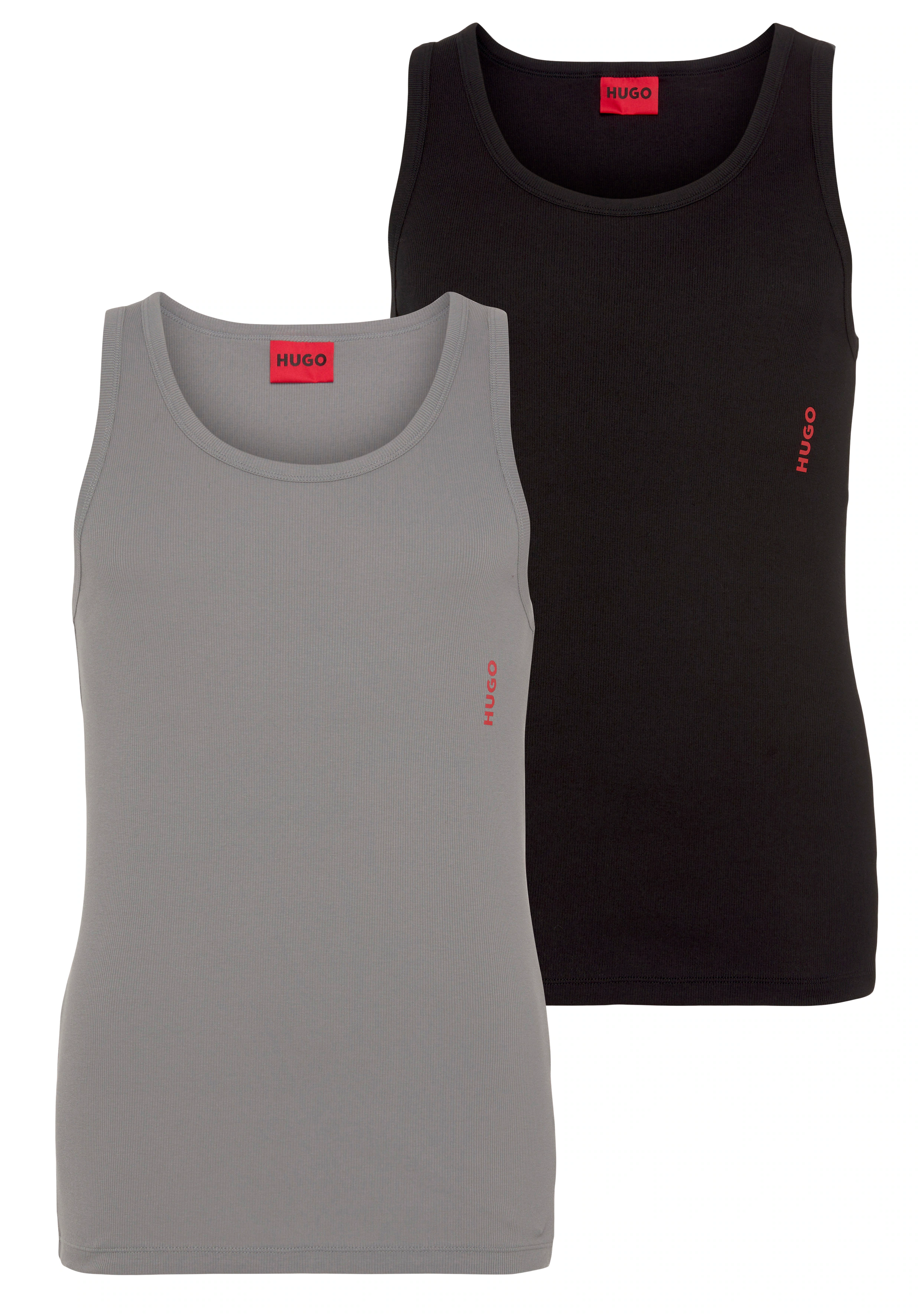 HUGO Muskelshirt TANK TOP TWIN PACK (Packung, 2-tlg., 2er) mit Logoschriftz günstig online kaufen