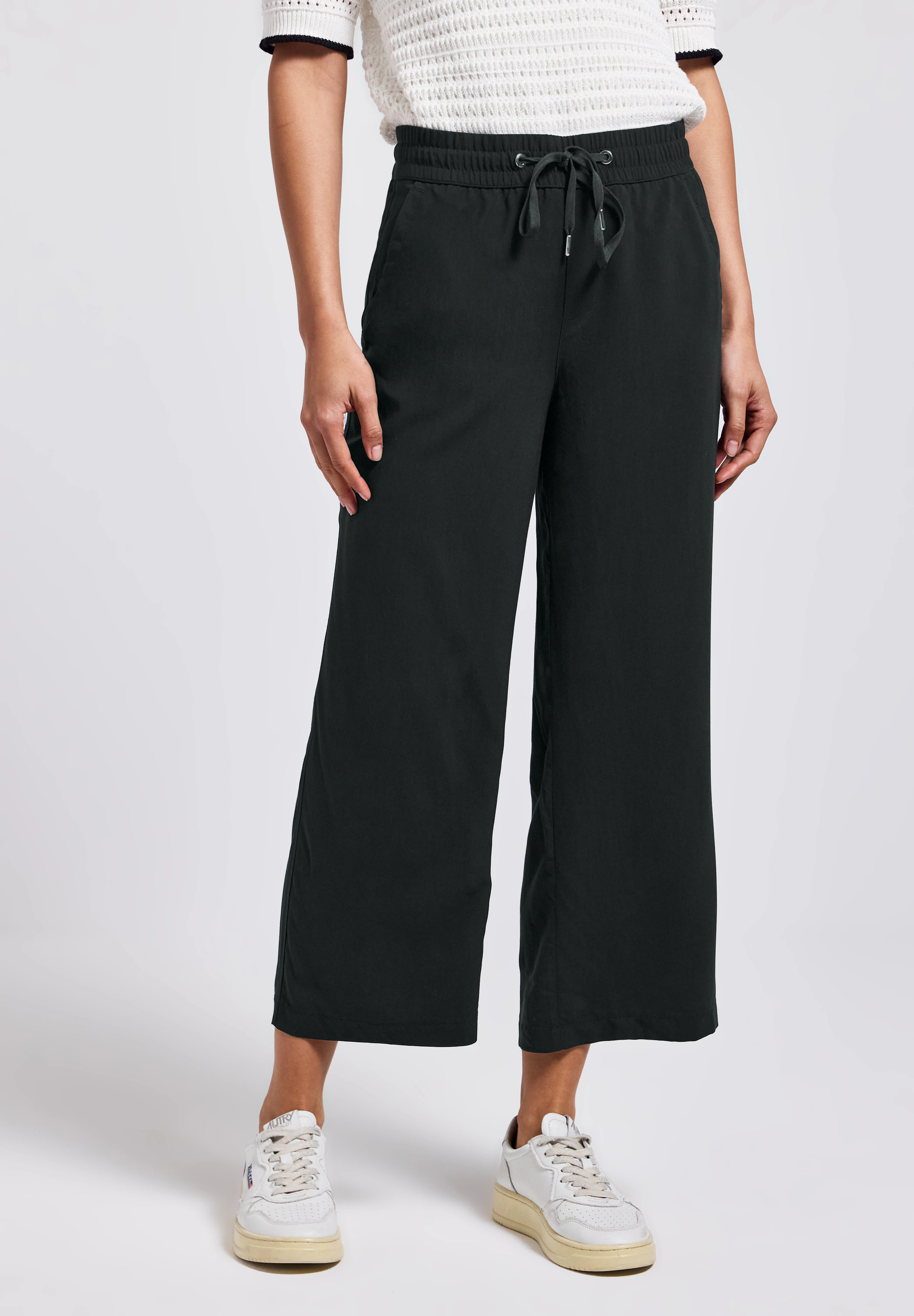 STREET ONE Stoffhose "Style Emee", Sommerhose mit elastischem Bund mit Tunn günstig online kaufen