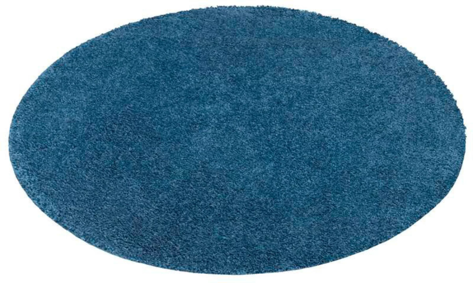 Carpet City Hochflor-Teppich »City Shaggy«, rund, Teppich Einfarbig Uni, be günstig online kaufen