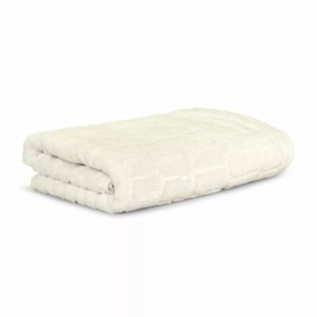 Möve Handtuch Croco weiß/beige Gr. 50 x 100 günstig online kaufen