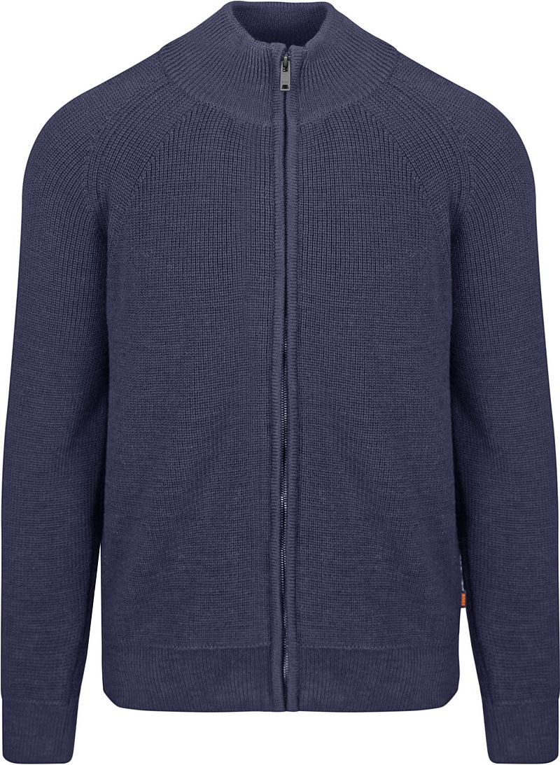 BOSS Kenion Strickjacke Navy - Größe XXL günstig online kaufen