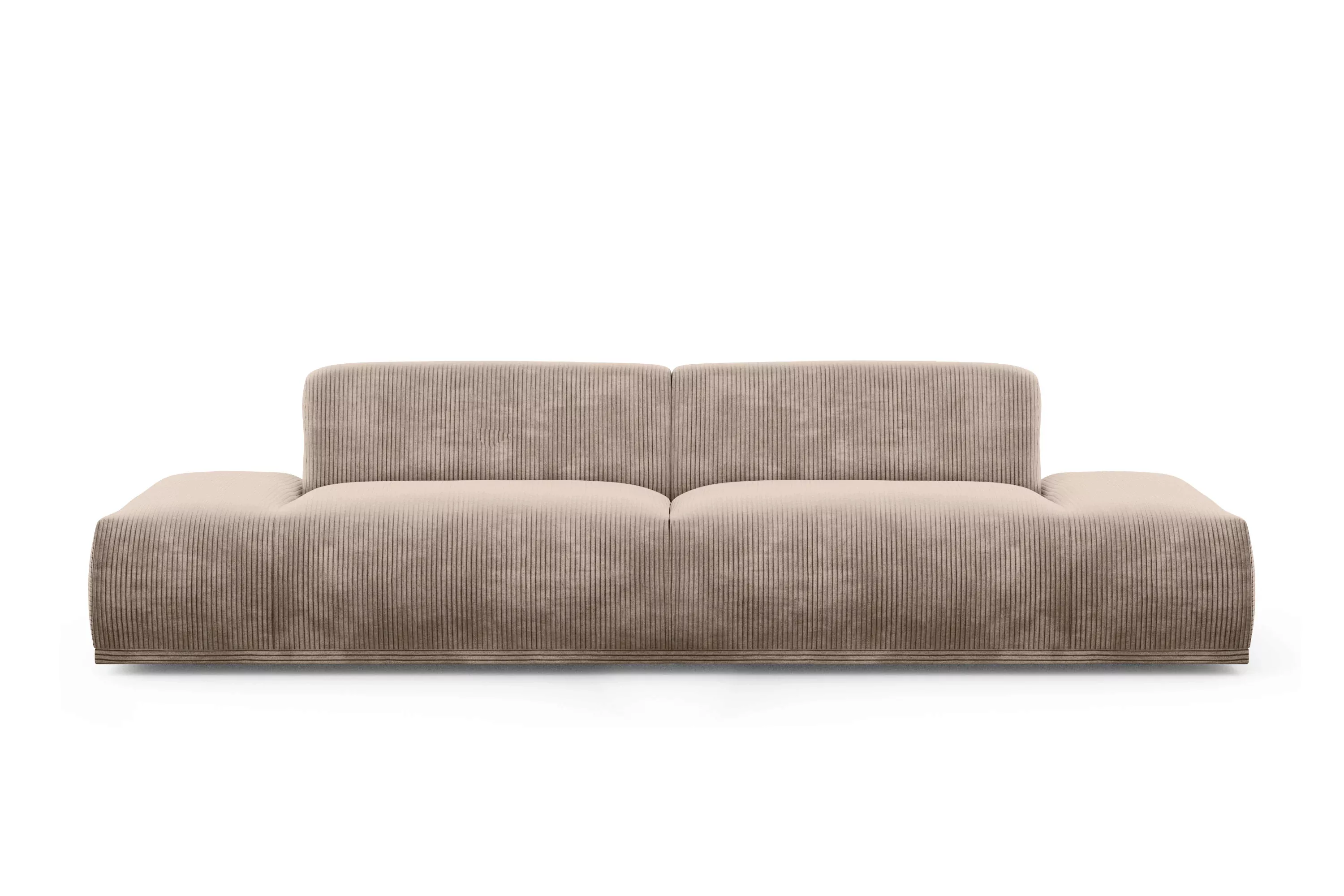 TRENDMANUFAKTUR Big-Sofa "Braga", in moderner Optik, mit hochwertigem Kalts günstig online kaufen