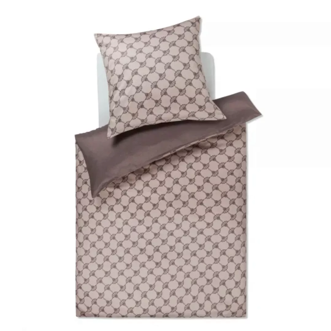 JOOP! Bettwäsche Cornflower Double 4083 - Farbe: Taupe - 17 - 80x80 cm - 15 günstig online kaufen