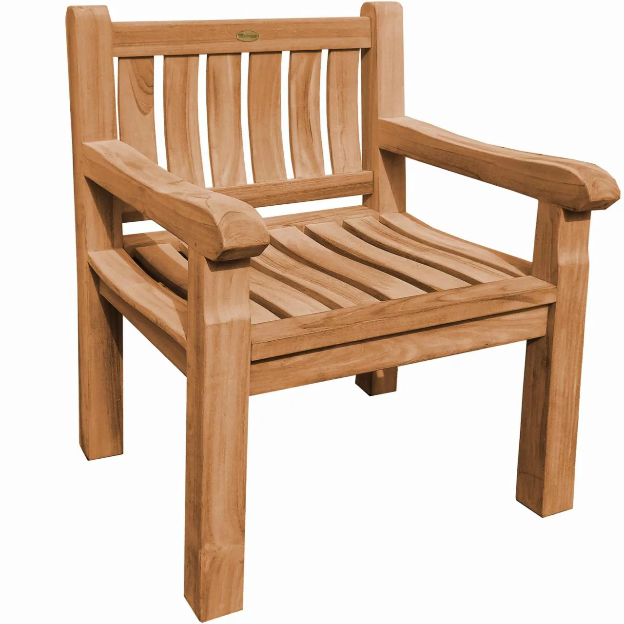 Gartenstuhl Arezzo Teak Massivholz günstig online kaufen