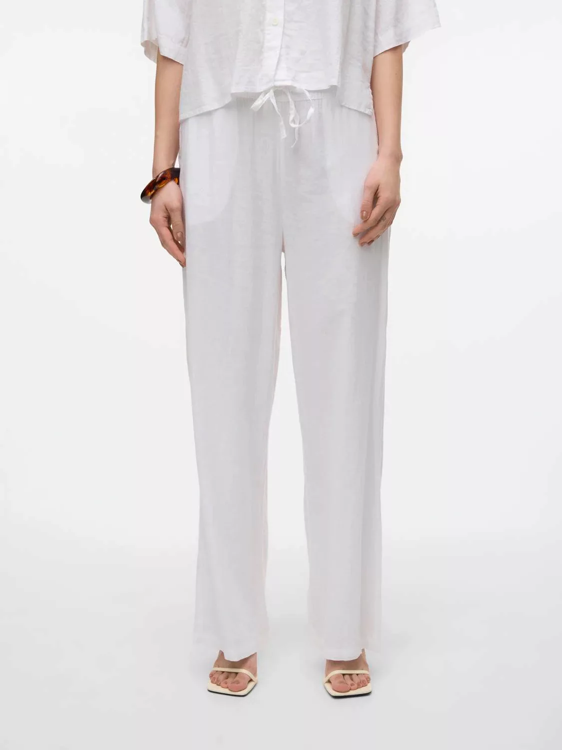 Vero Moda Schlupfhose "VMLINN LINEN PANTS WVN NOOS" günstig online kaufen