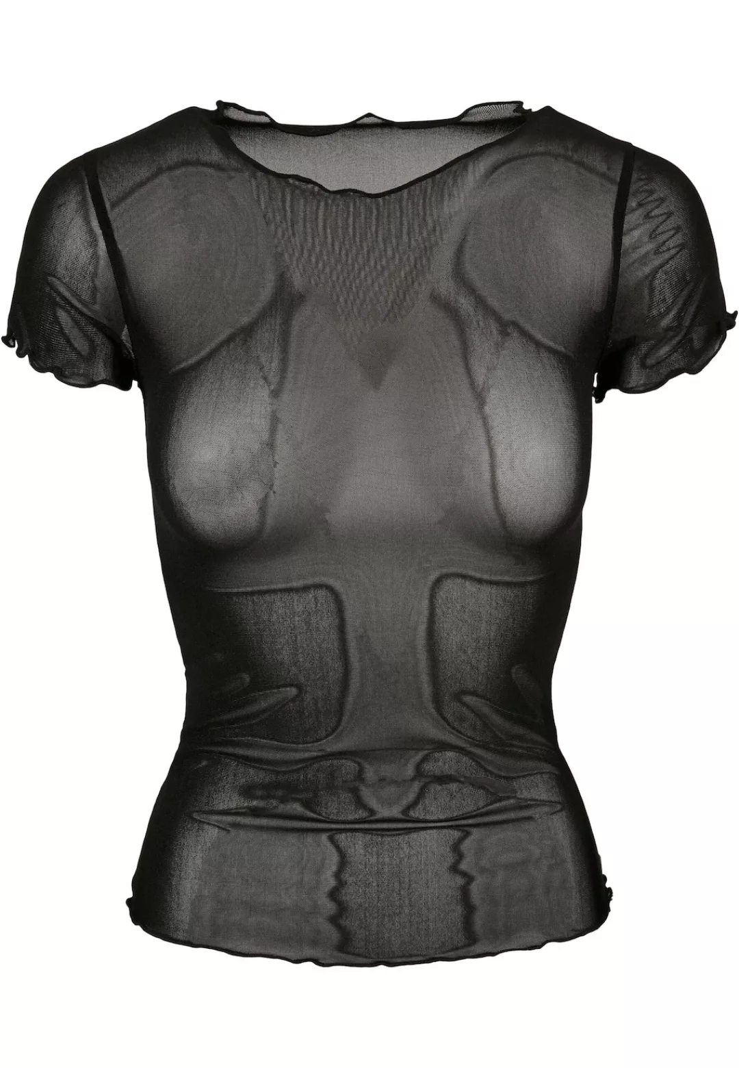 URBAN CLASSICS Kurzarmshirt "Urban Classics Damen Ladies Mesh Tee", (1 tlg. günstig online kaufen
