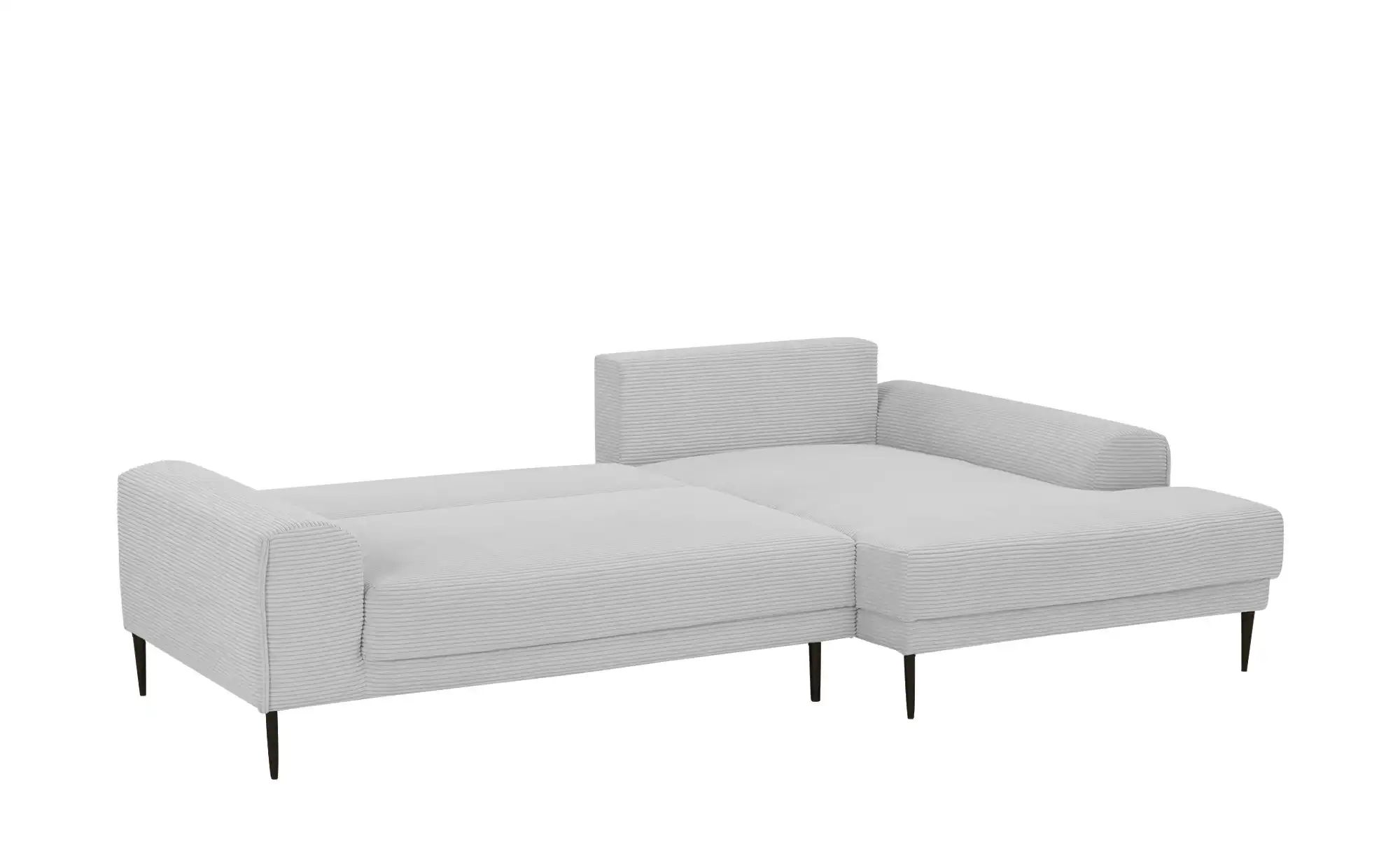 switch Ecksofa aus Cord Capitol ¦ silber ¦ Maße (cm): B: 276 H: 89 T: 175 P günstig online kaufen