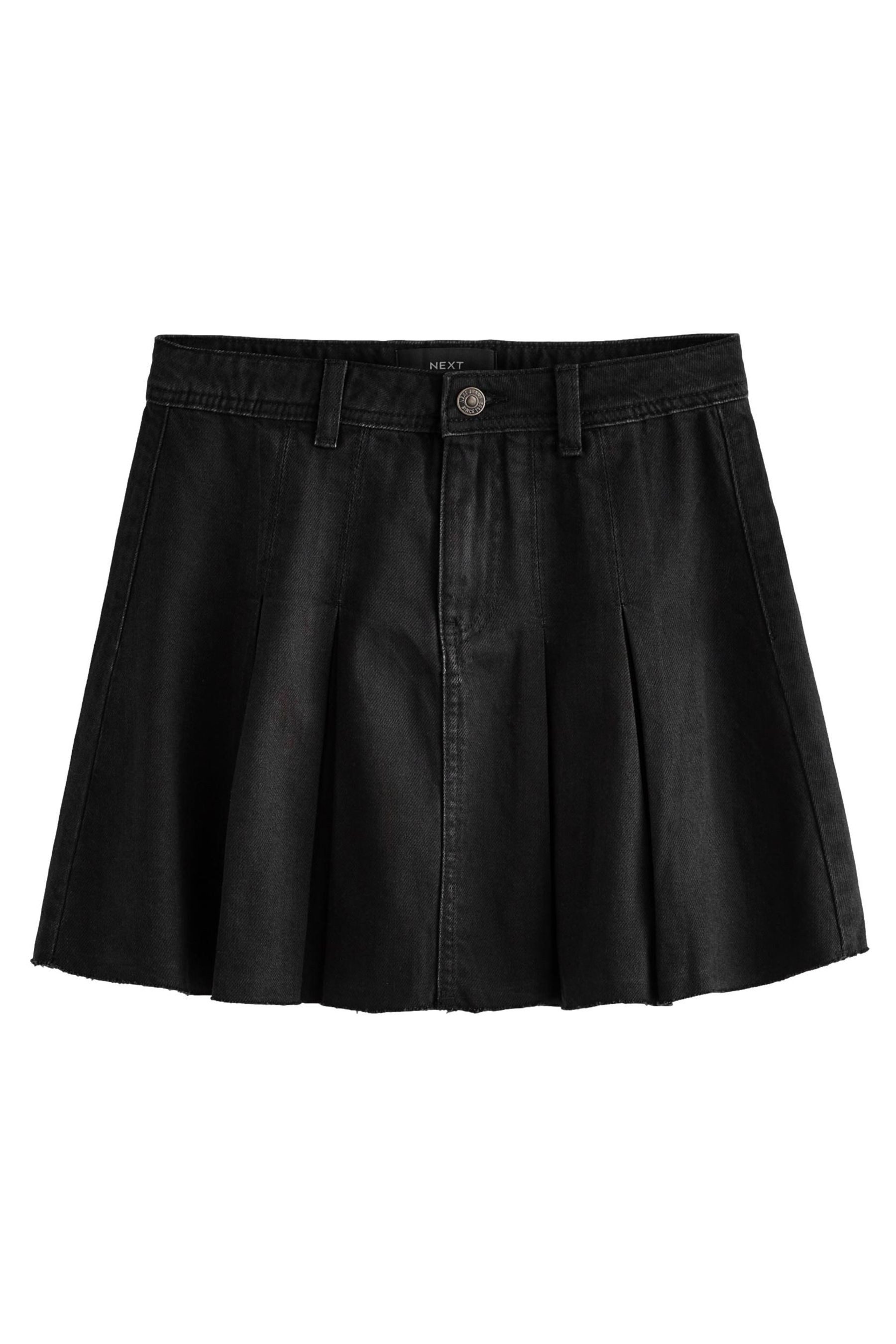 Next Jeansrock Denim-Minirock mit Falten (1-tlg) günstig online kaufen