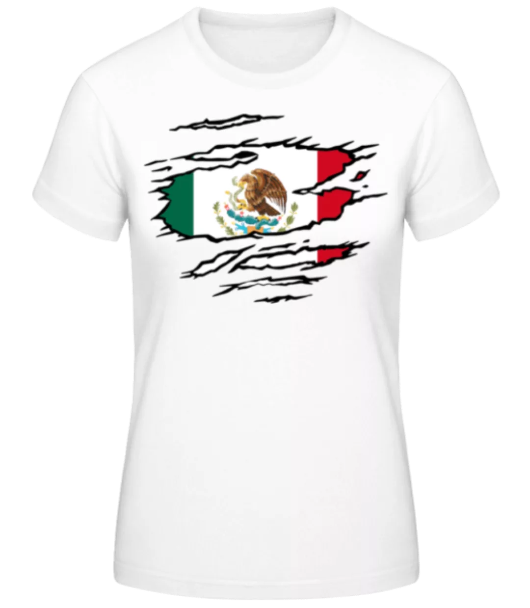 Ripped Flag Mexico · Frauen Basic T-Shirt günstig online kaufen
