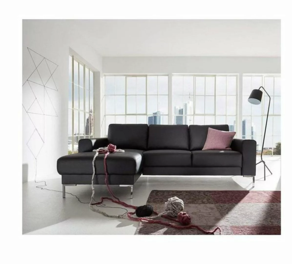 Xlmoebel Ecksofa Neues modernes Ledersofa in L-Form für Wohnzimmer mit Ecke günstig online kaufen