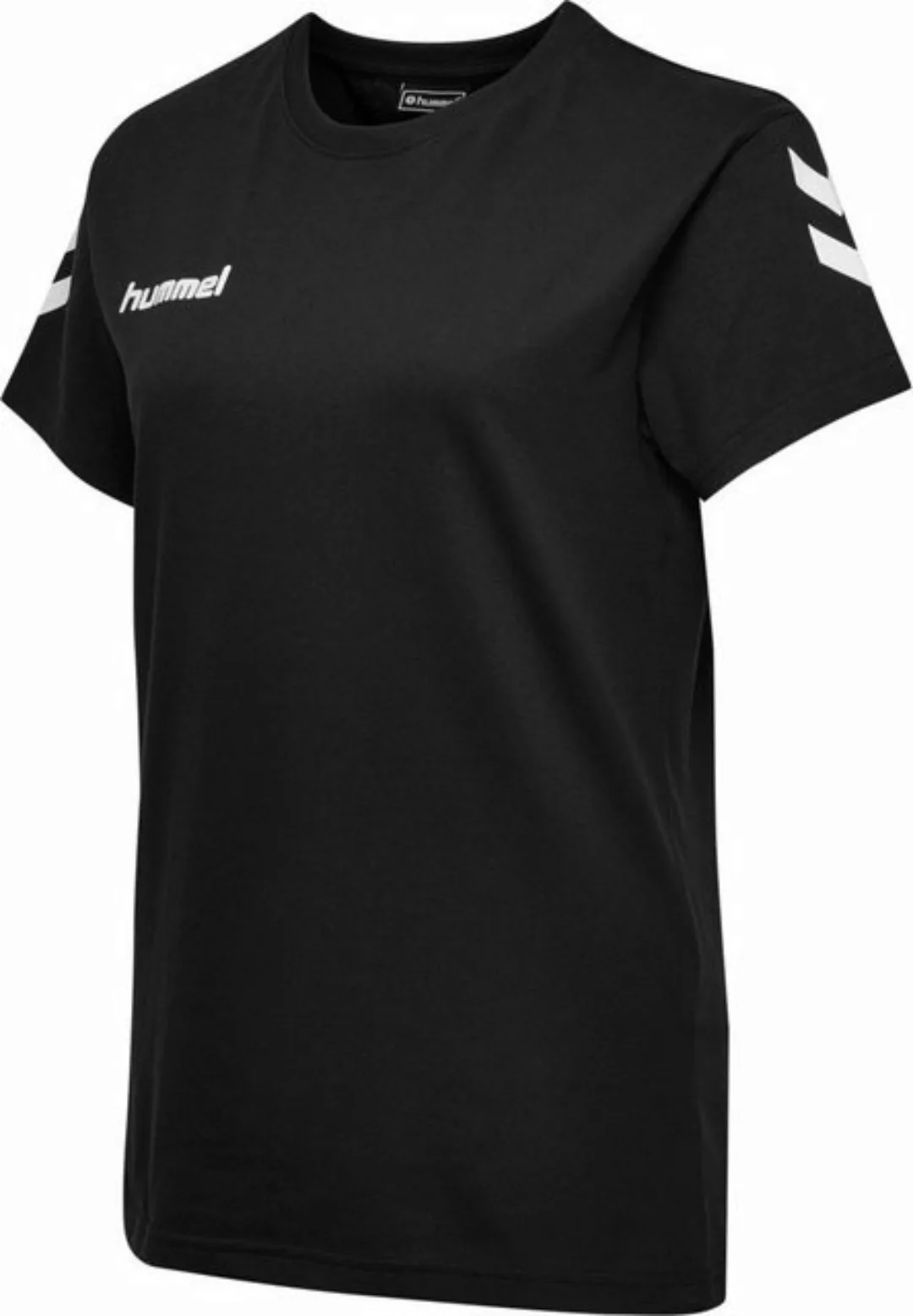 hummel T-Shirt Logo T-Shirt Kurzarm Top aus Baumwolle HMLGO 5124 in Weiß günstig online kaufen