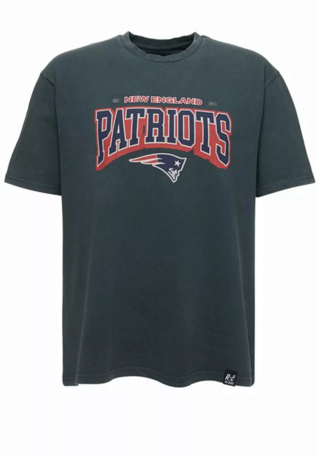 Recovered T-Shirt NFL Patriots 17 Washed Relaxed GOTS zertifizierte Bio-Bau günstig online kaufen