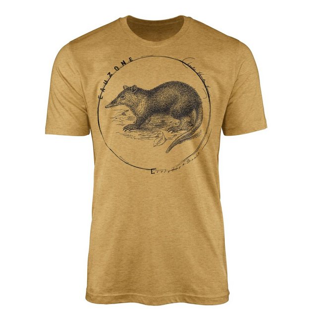 Sinus Art T-Shirt Evolution Herren T-Shirt Spitzmaus günstig online kaufen