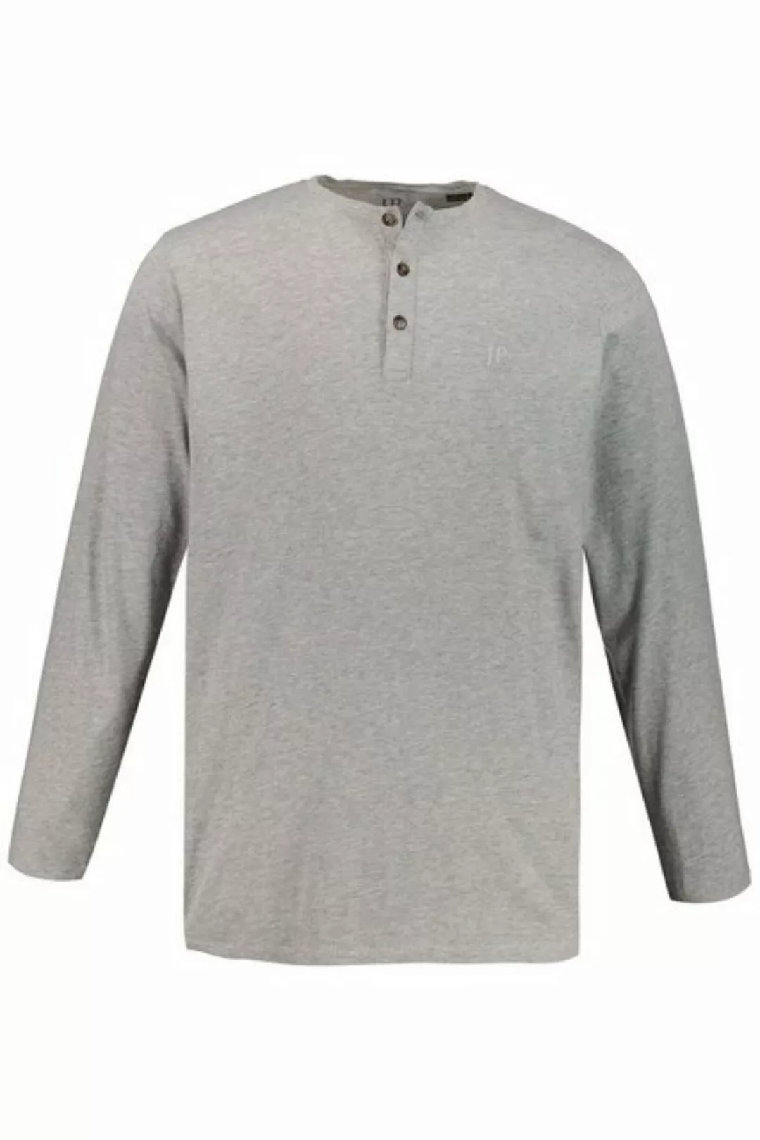 JP1880 T-Shirt JP 1880 Henley Basic Shirt Langarm Knopfleiste günstig online kaufen