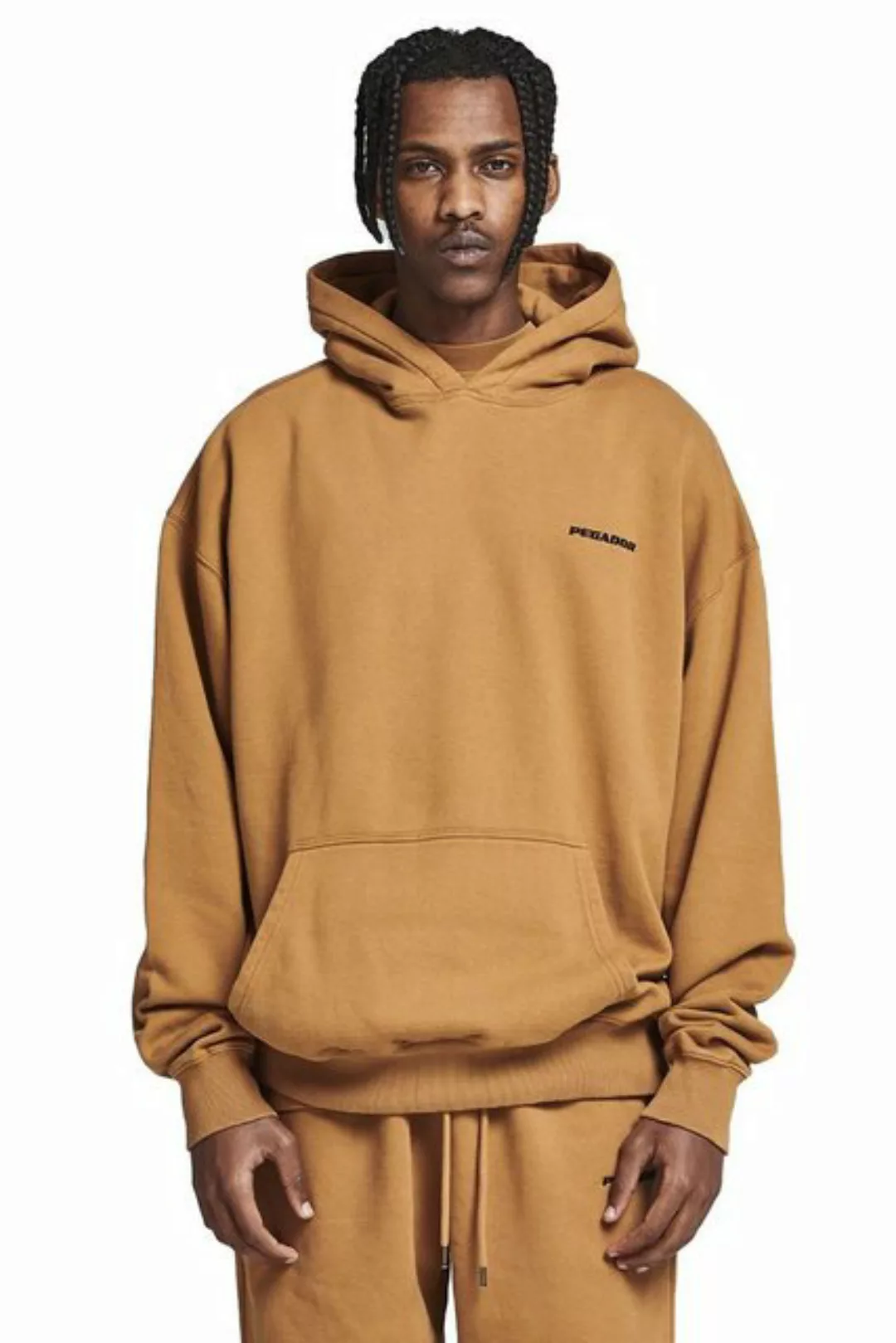 Pegador Hoodie Pegador Herren Logo Oversized Hoodie washed ginger XS (1-tlg günstig online kaufen