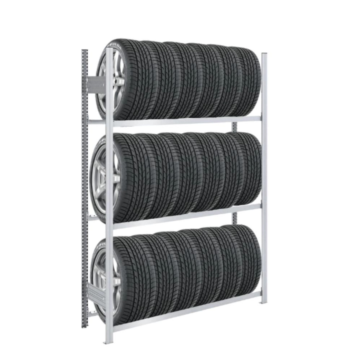 PROREGAL Reifenregal Tire Pro Made In Germany HxBxT 200 x 130 x 43 cm 3 Ebe günstig online kaufen