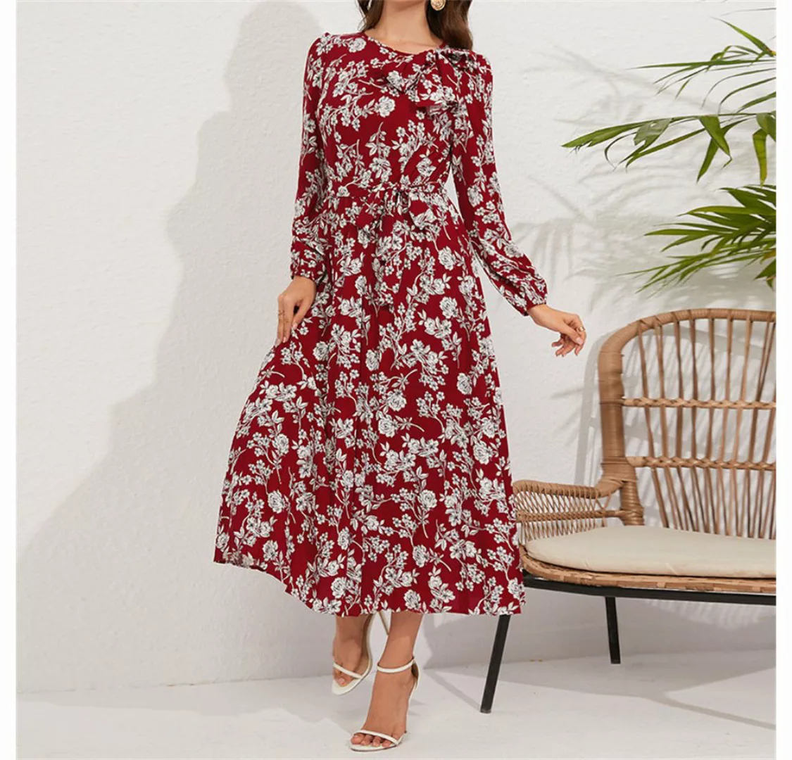 AFAZ New Trading UG Sommerkleid Damen Kurzarm Loose Casual Long Maxi Kleide günstig online kaufen