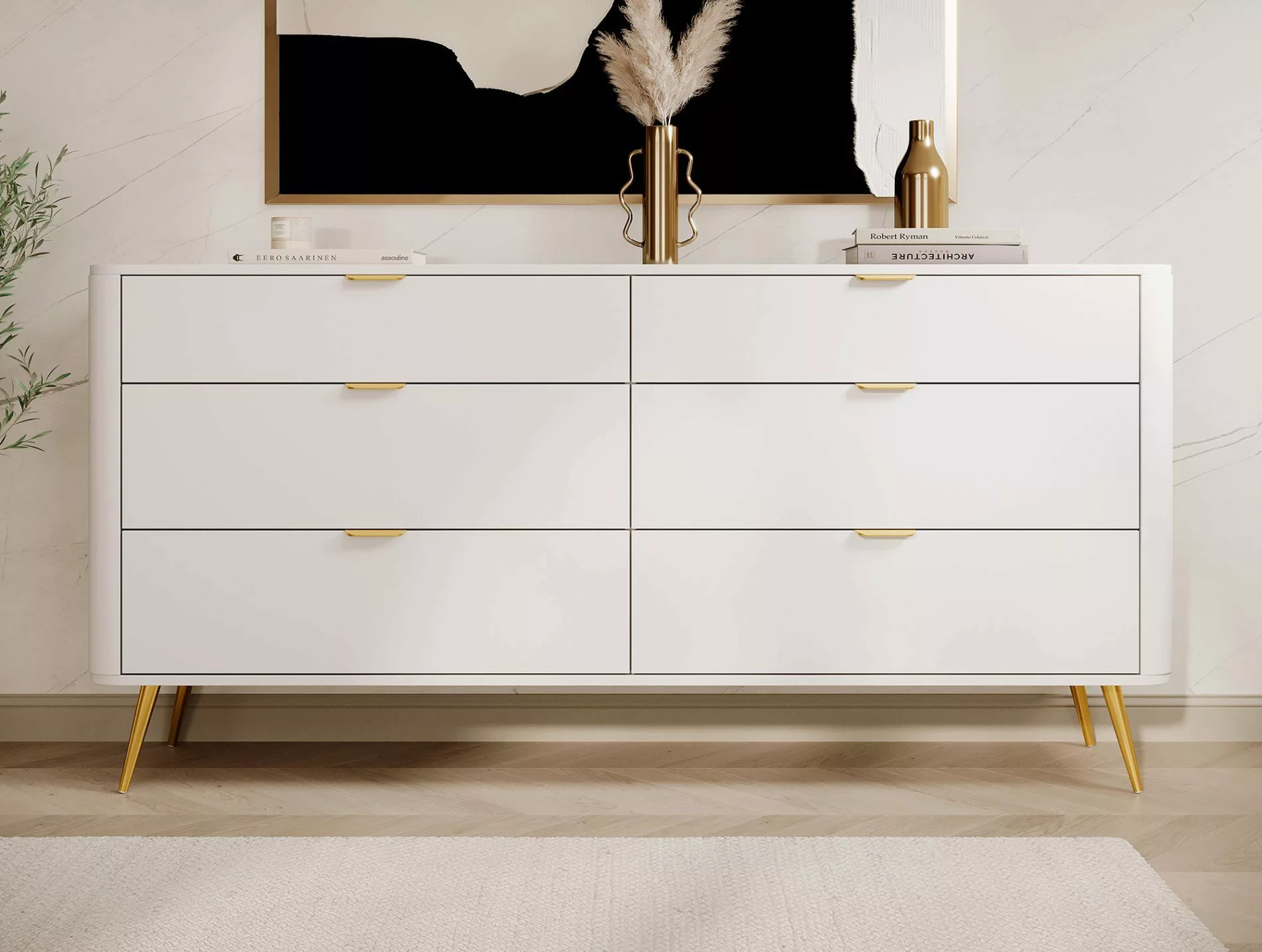 Selsey Sideboard OVAL, 3-türig mit 3 günstig online kaufen