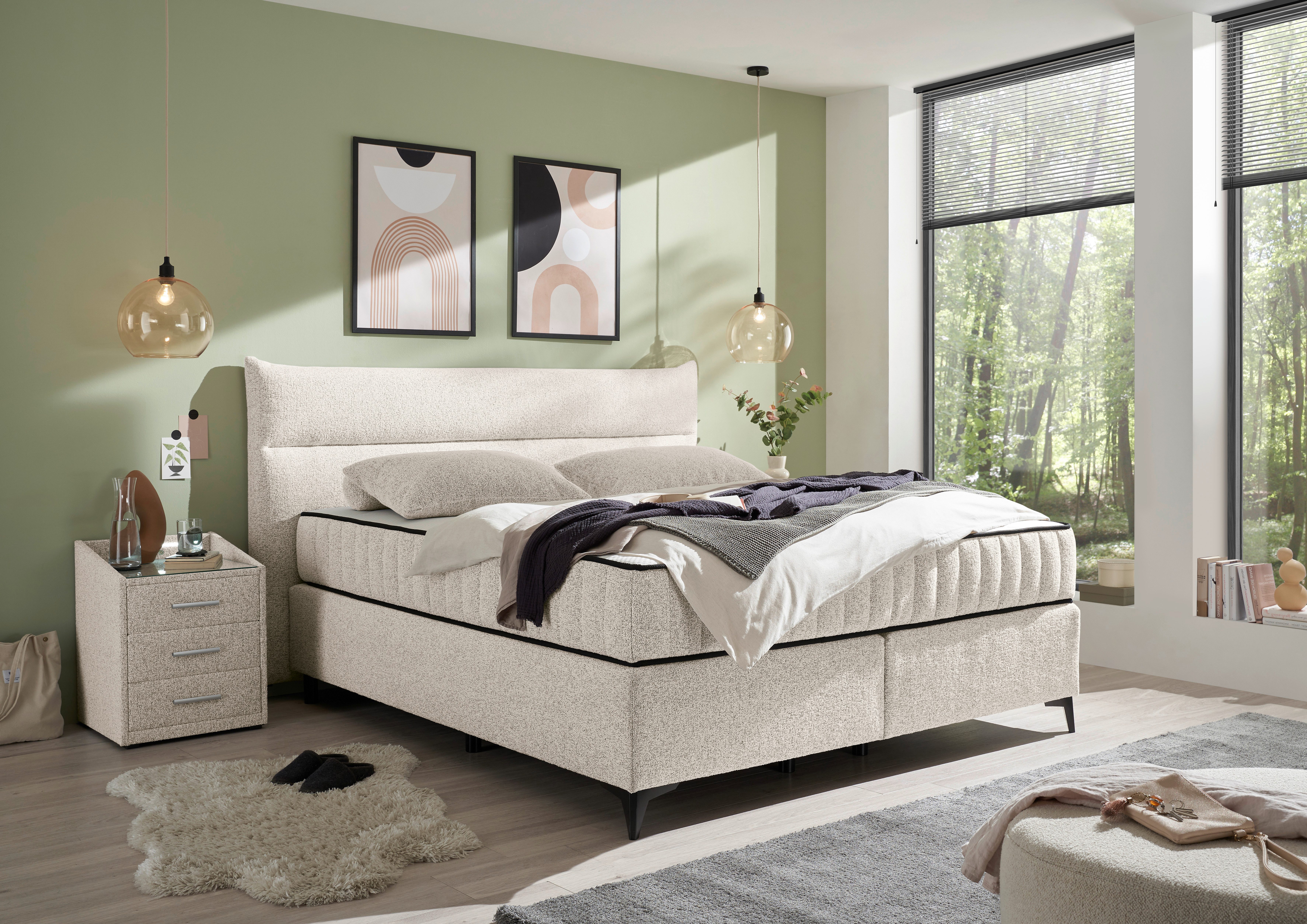 ED EXCITING DESIGN Boxspringbett Vlieland, Premium günstig online kaufen