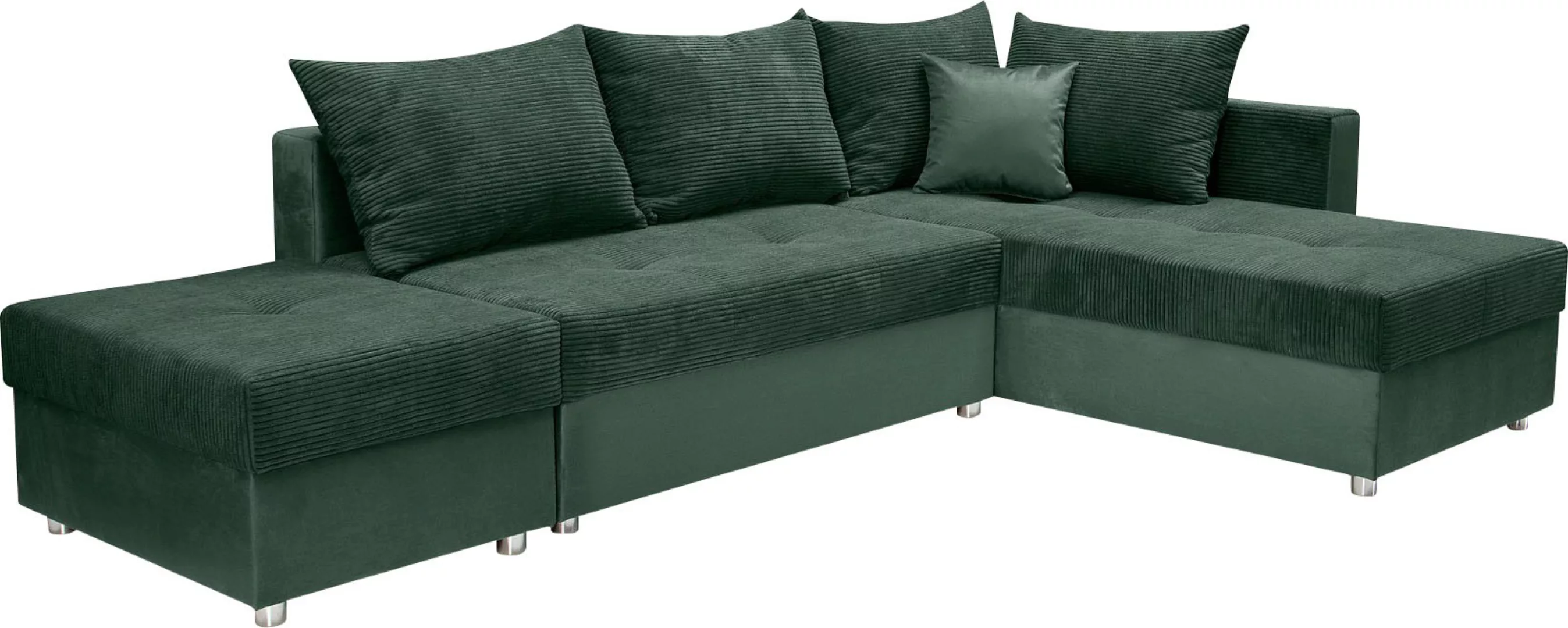 COLLECTION AB Ecksofa "30 Jahre Jubiläums-Modell Italia L-Form", mit Bettfu günstig online kaufen