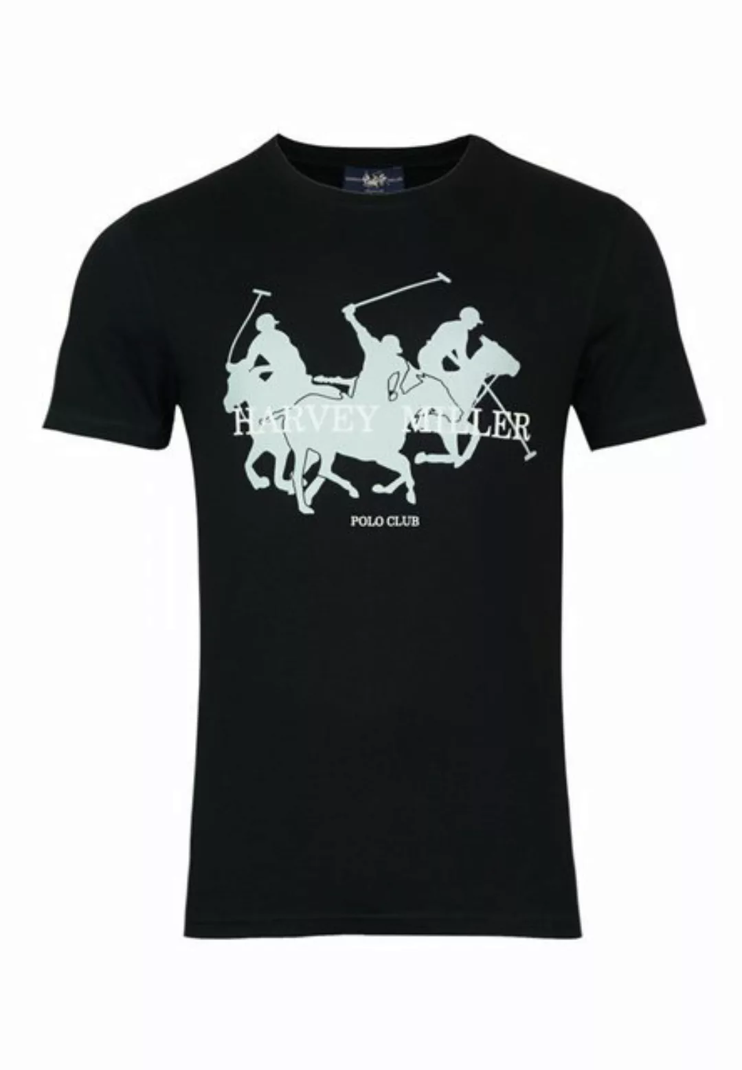 Harvey Miller T-Shirt T-Shirt Kurzarmshirt Horses (1-tlg) günstig online kaufen