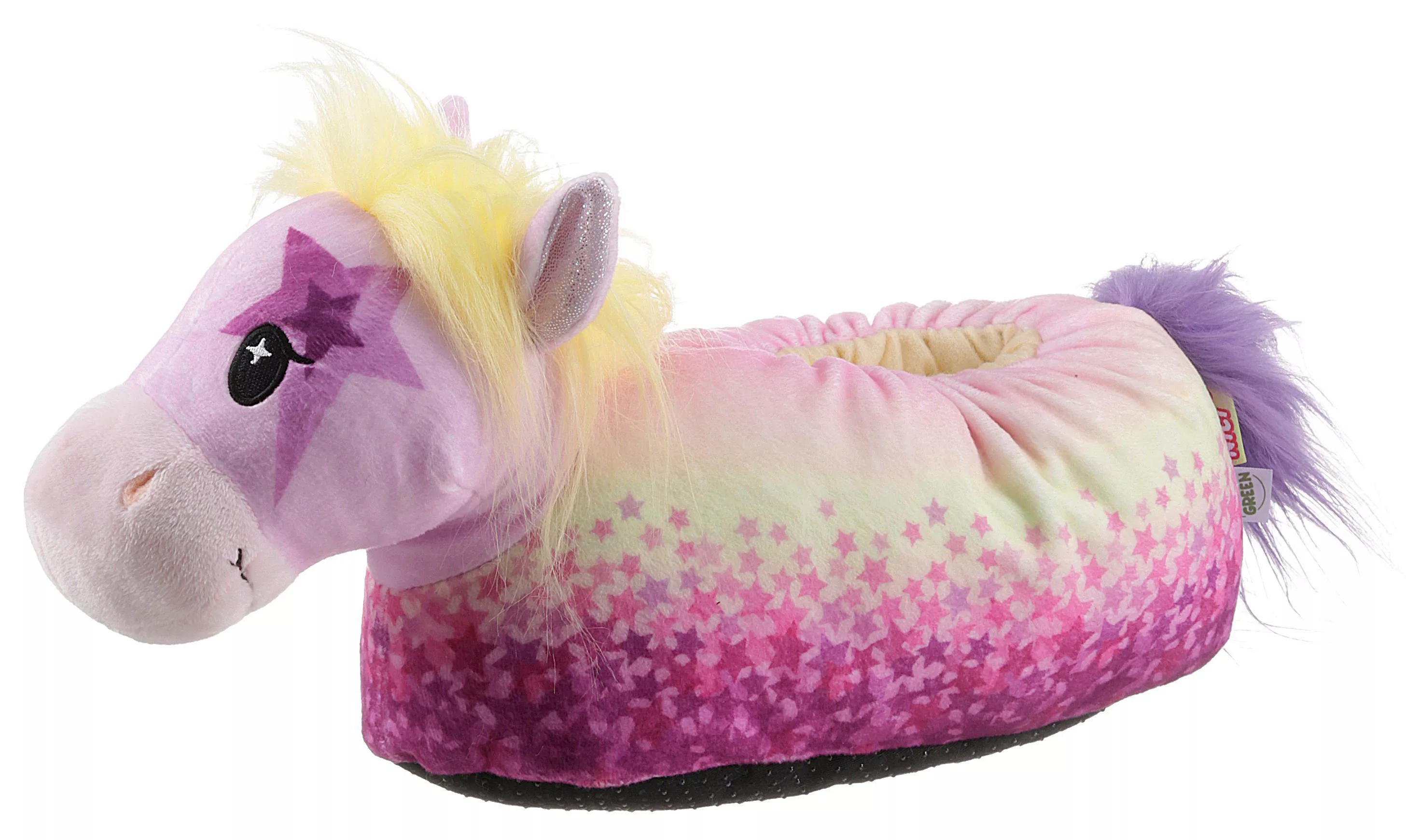 Nici Plüsch Hausschuhe "PONY CANDYDUST", im farbenfrohen Look günstig online kaufen