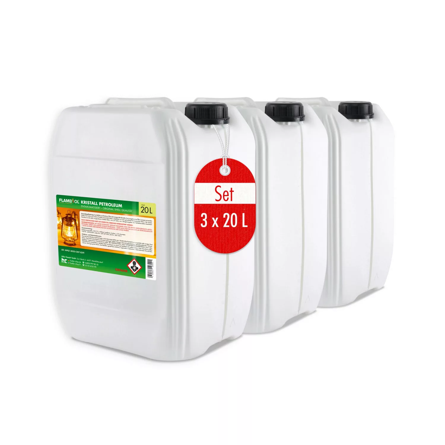 Flambiol Petroleum Heizöl 3 x 20l günstig online kaufen